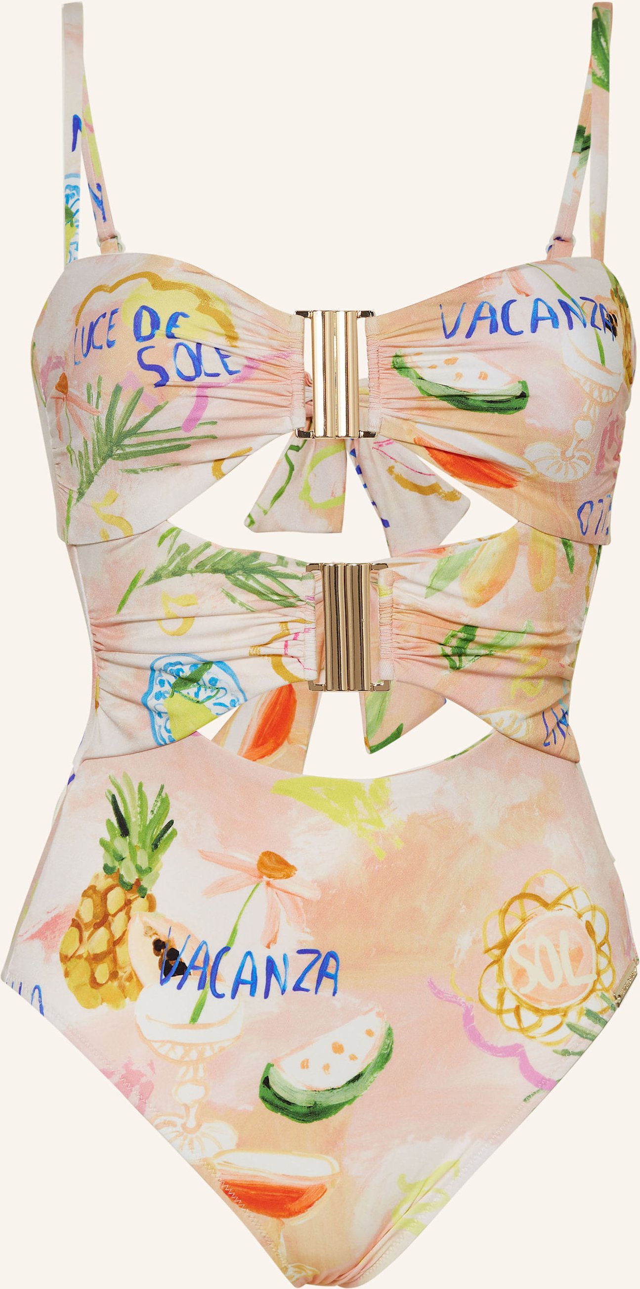 Watercult Badeanzug Vacation Fizz beige