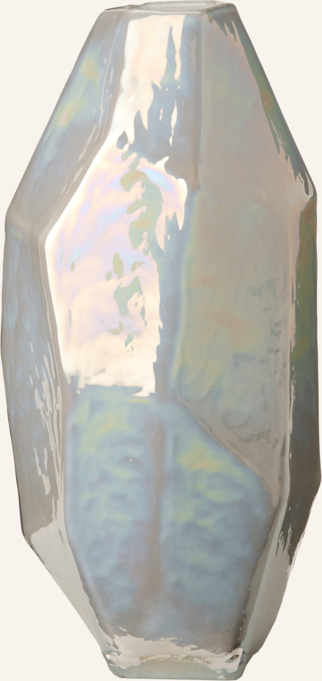 Polspotten Vase Graphic Luster M weiss