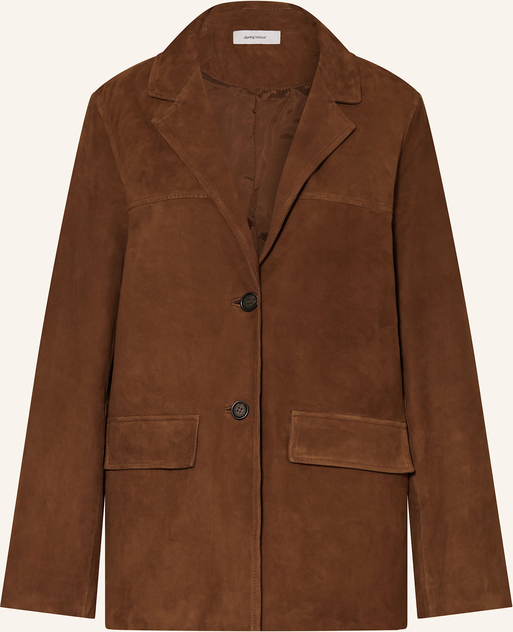 Darling Harbour Lederblazer braun