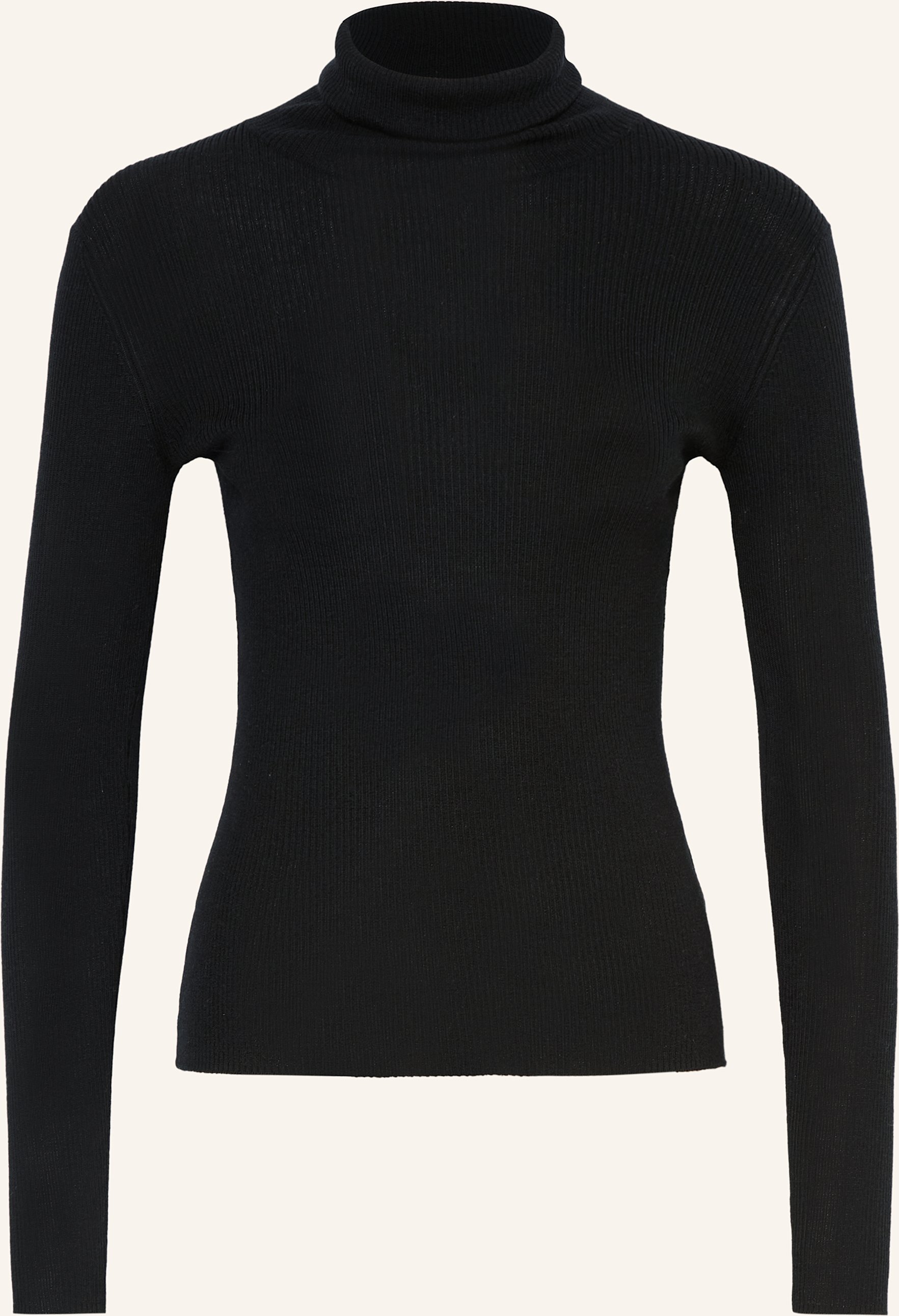 Darling Harbour Rollkragenpullover schwarz
