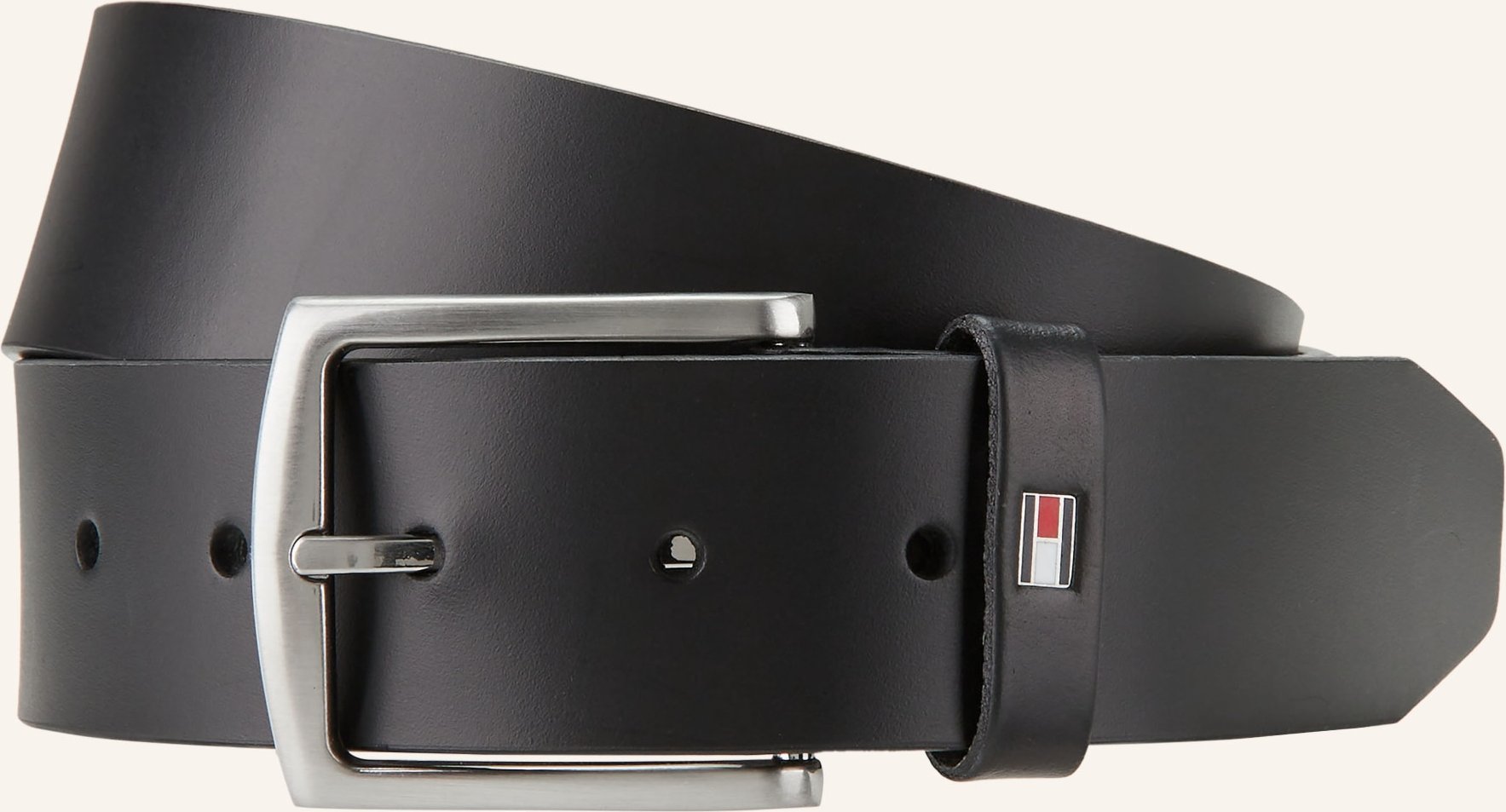 Tommy Hilfiger Ledergürtel New Denton 4.0 schwarz