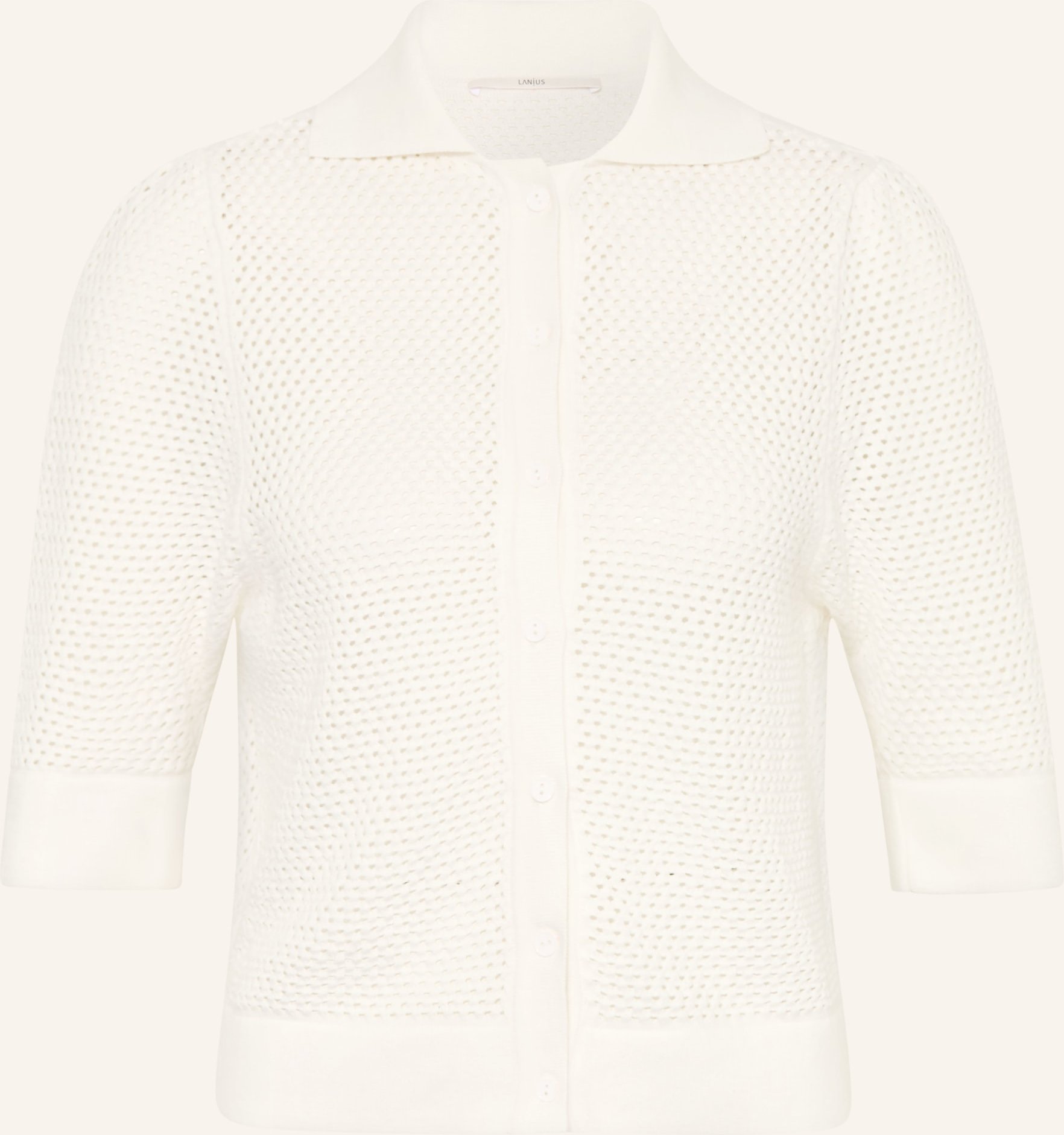 Lanius Strickjacke weiss