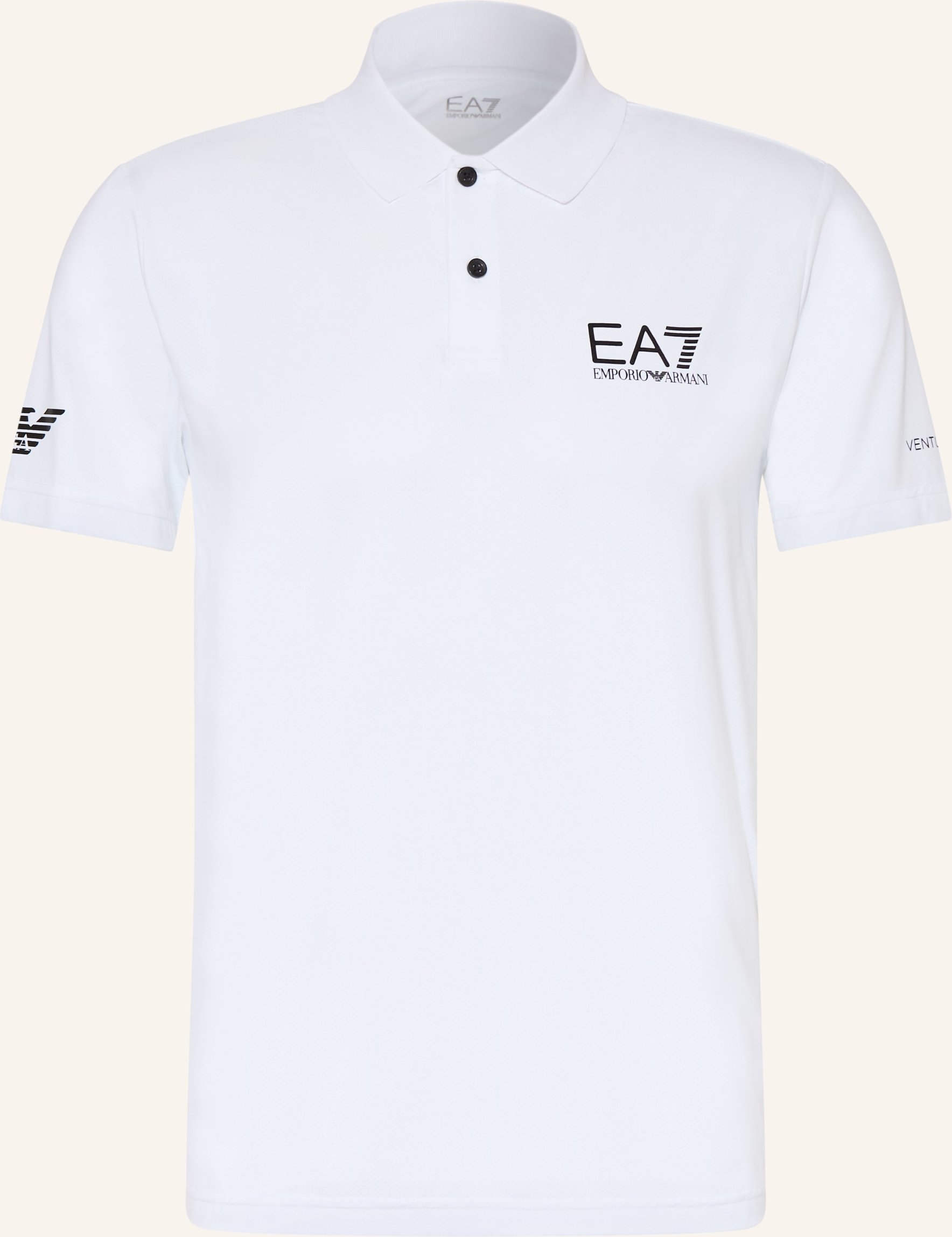 ea7 Emporio Armani Funktions-Poloshirt weiss
