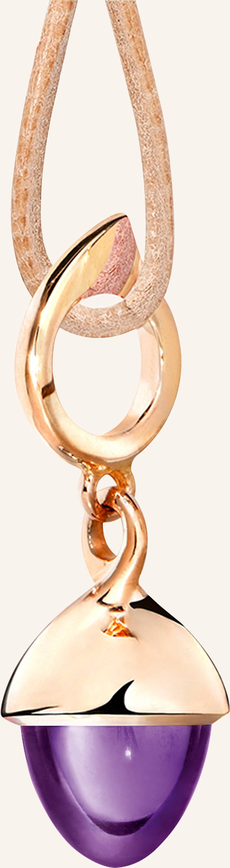 Tamara Comolli Anhänger Pendant Mikado Flamenco Amethyst Amethyst 18k Roségold rosegold