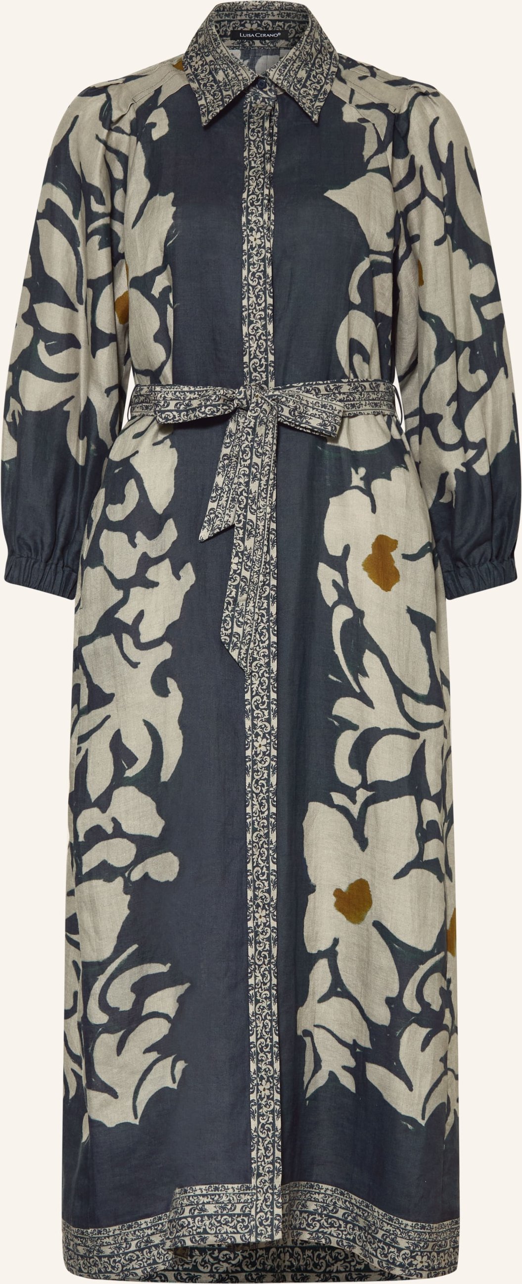 Luisa Cerano Hemdblusenkleid blau