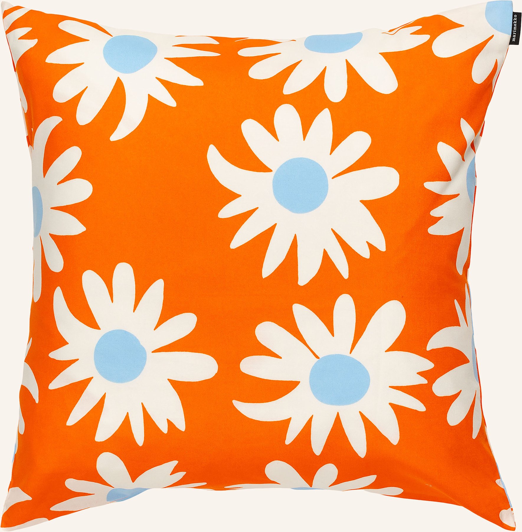 Marimekko Dekokissenhülle Rakastaa Ei Rakasta orange