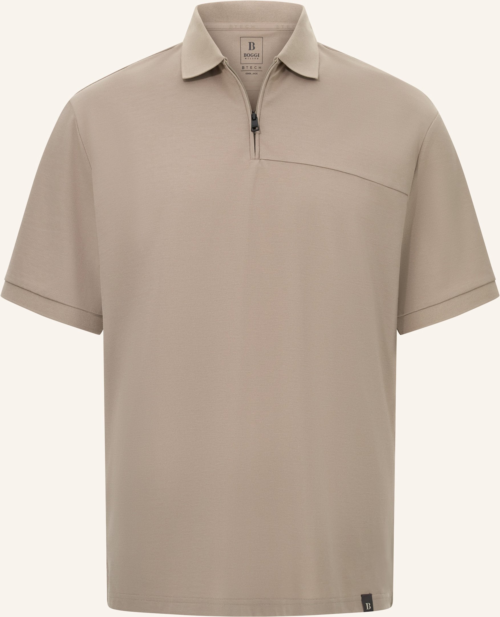 Boggi Milano Piqué-Poloshirt grau