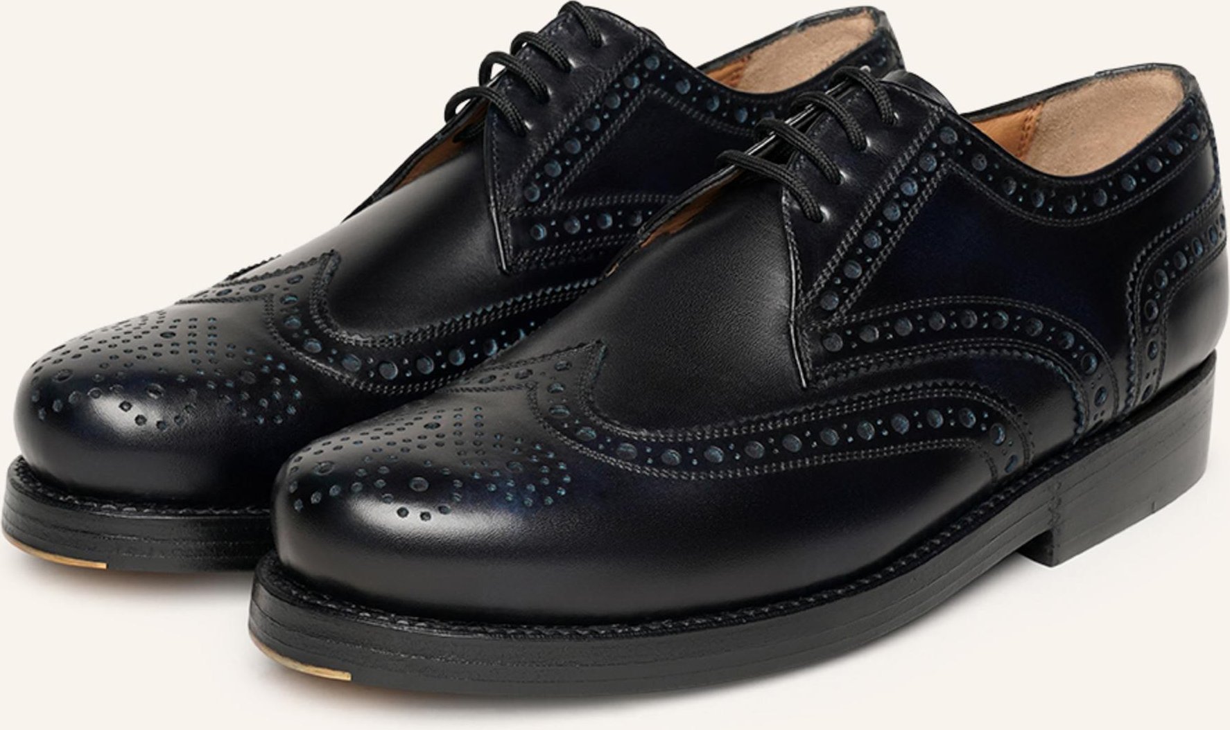 Thumbnail - Heinrich Dinkelacker Schnürer Rio Full-Brogue Tc blau