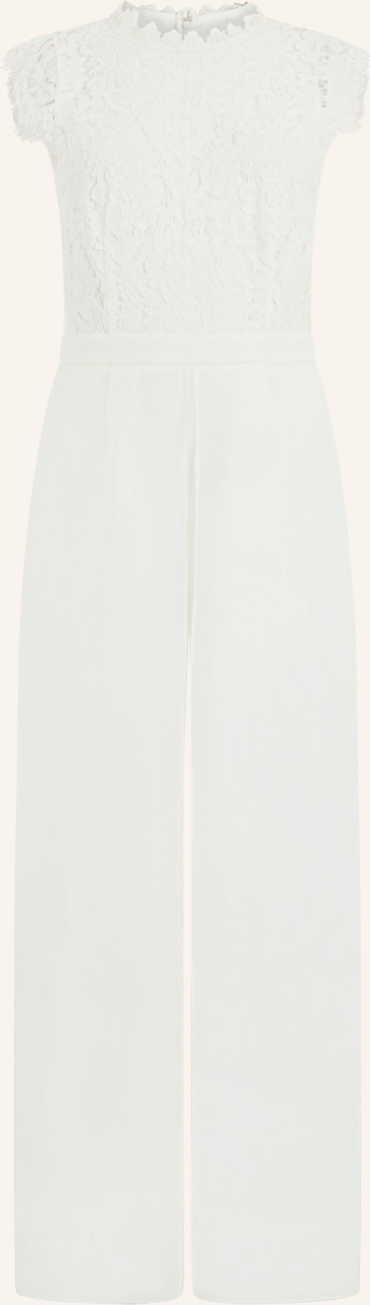 Apart Overall Mit Spitzenoberteil weiss