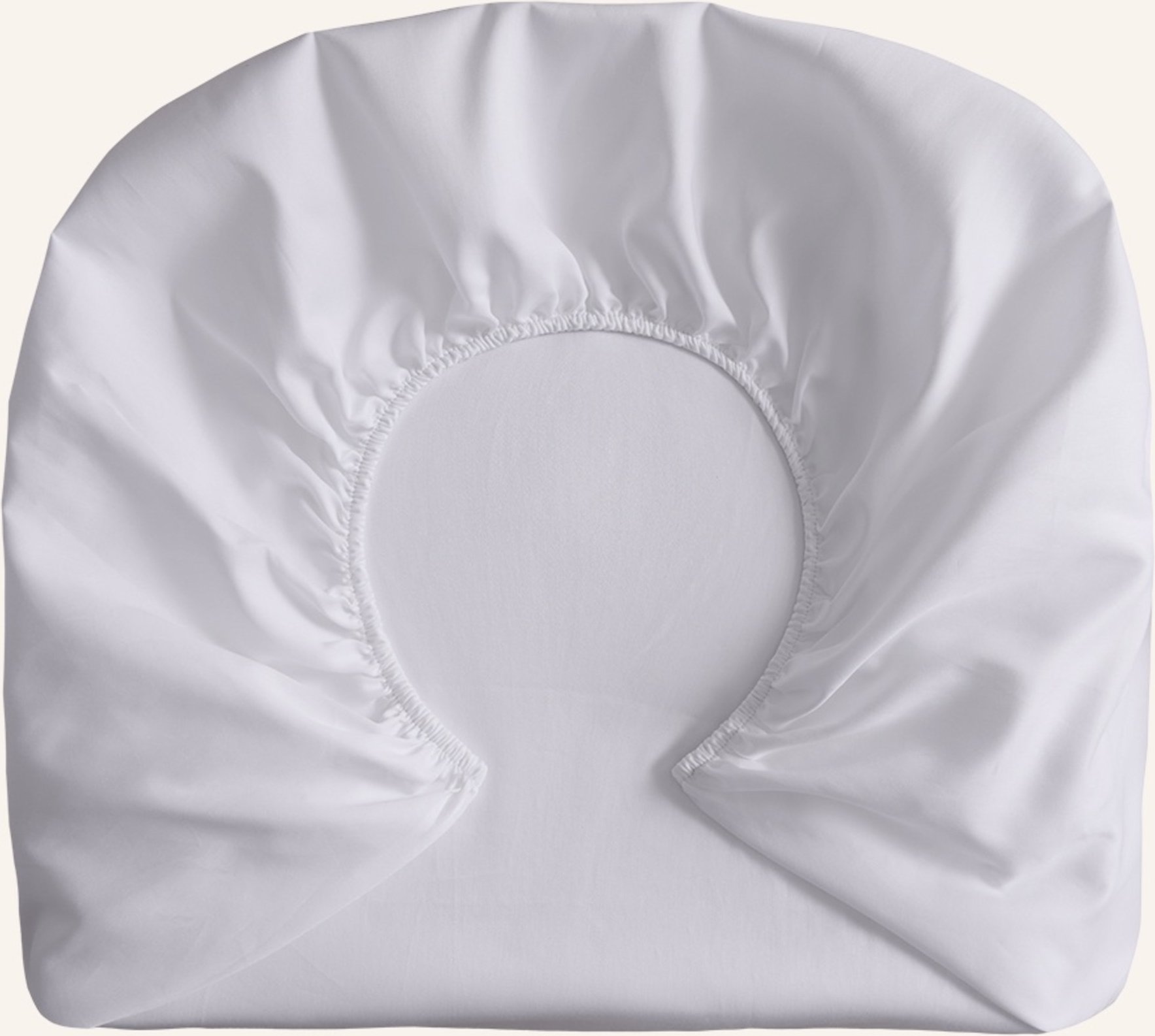 Royfort Spannbettlaken Baumwolle weiss