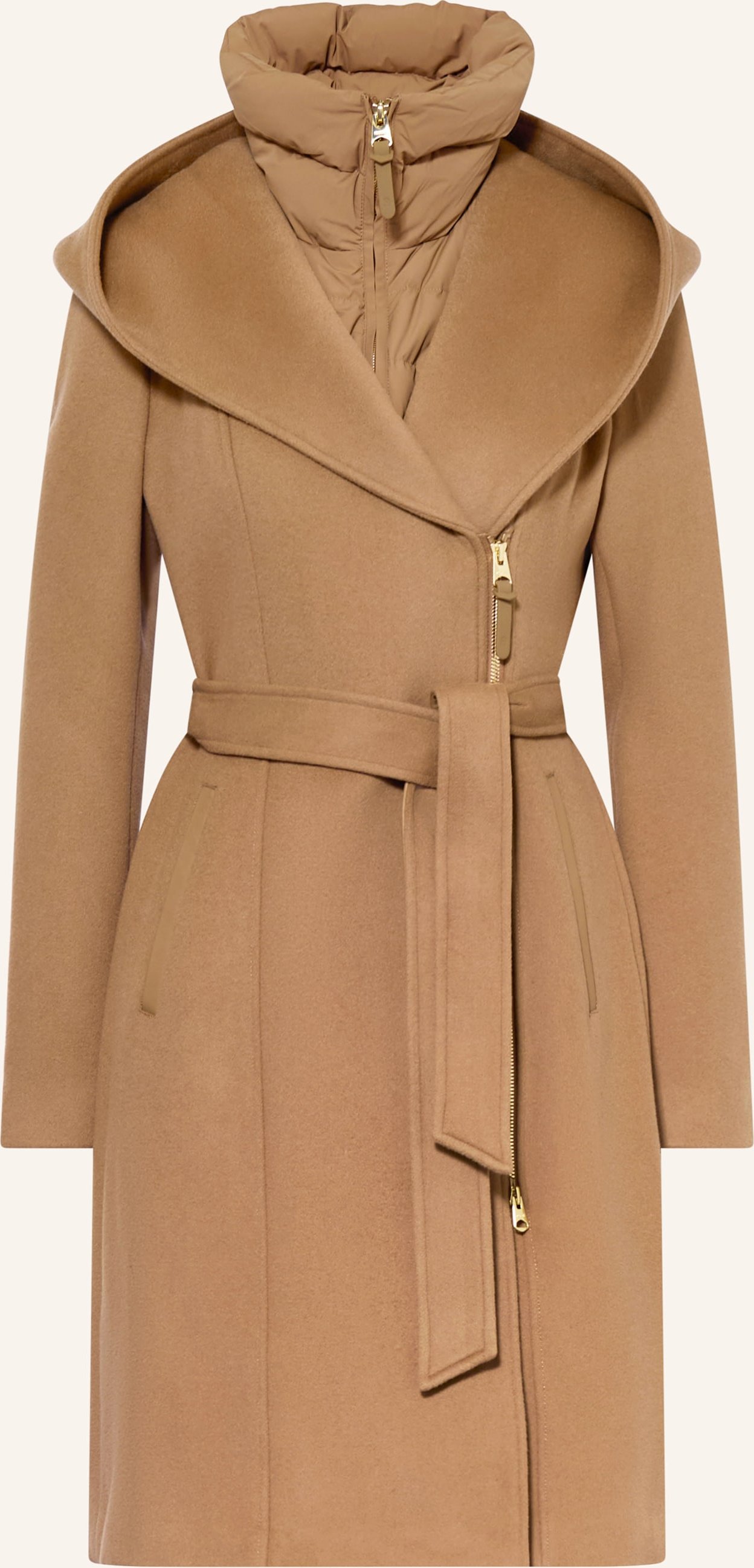 Mackage Wollmantel Shia-Slb braun