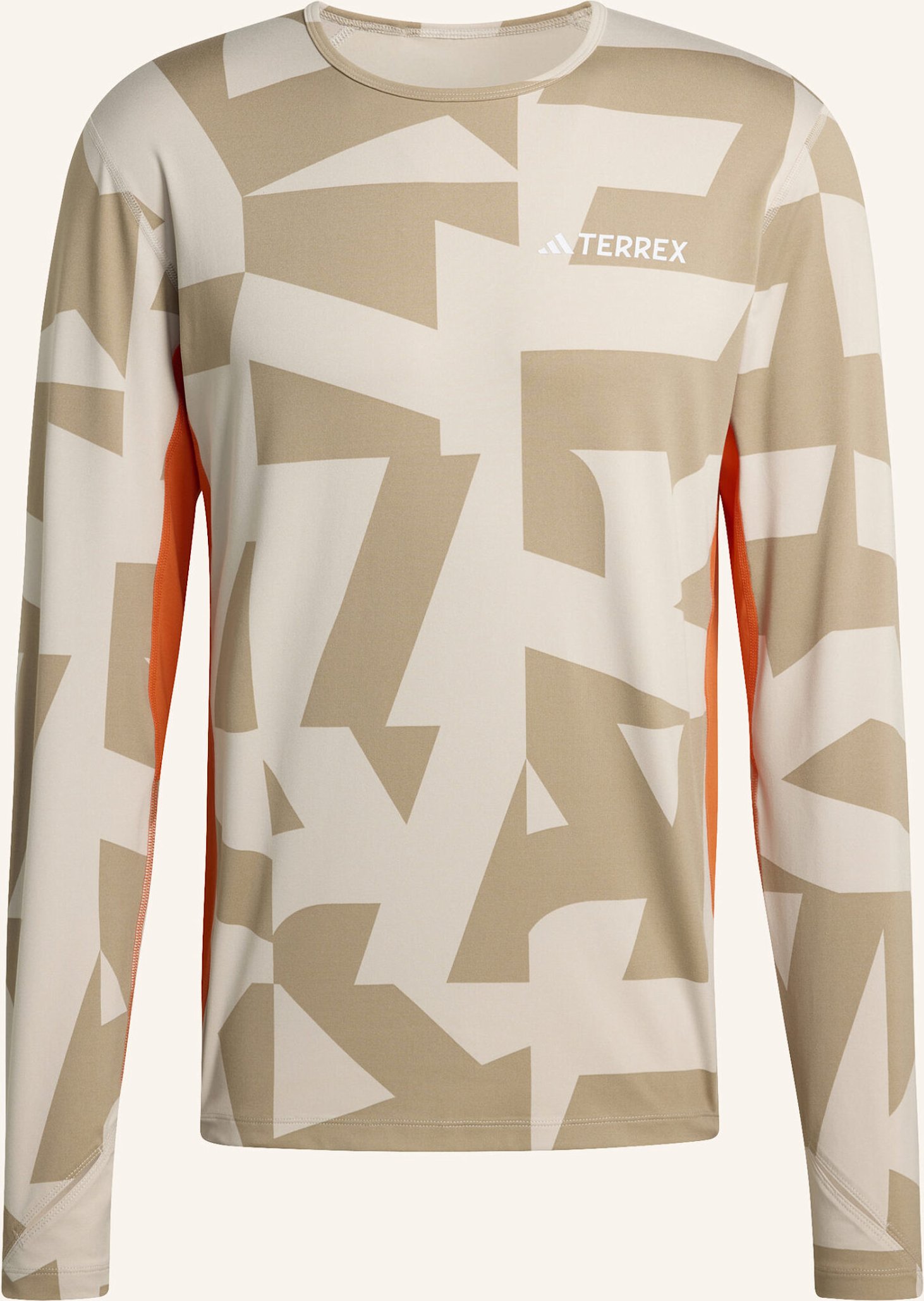Adidas Terrex Multi Synthetic Langärmelige Baselayer beige