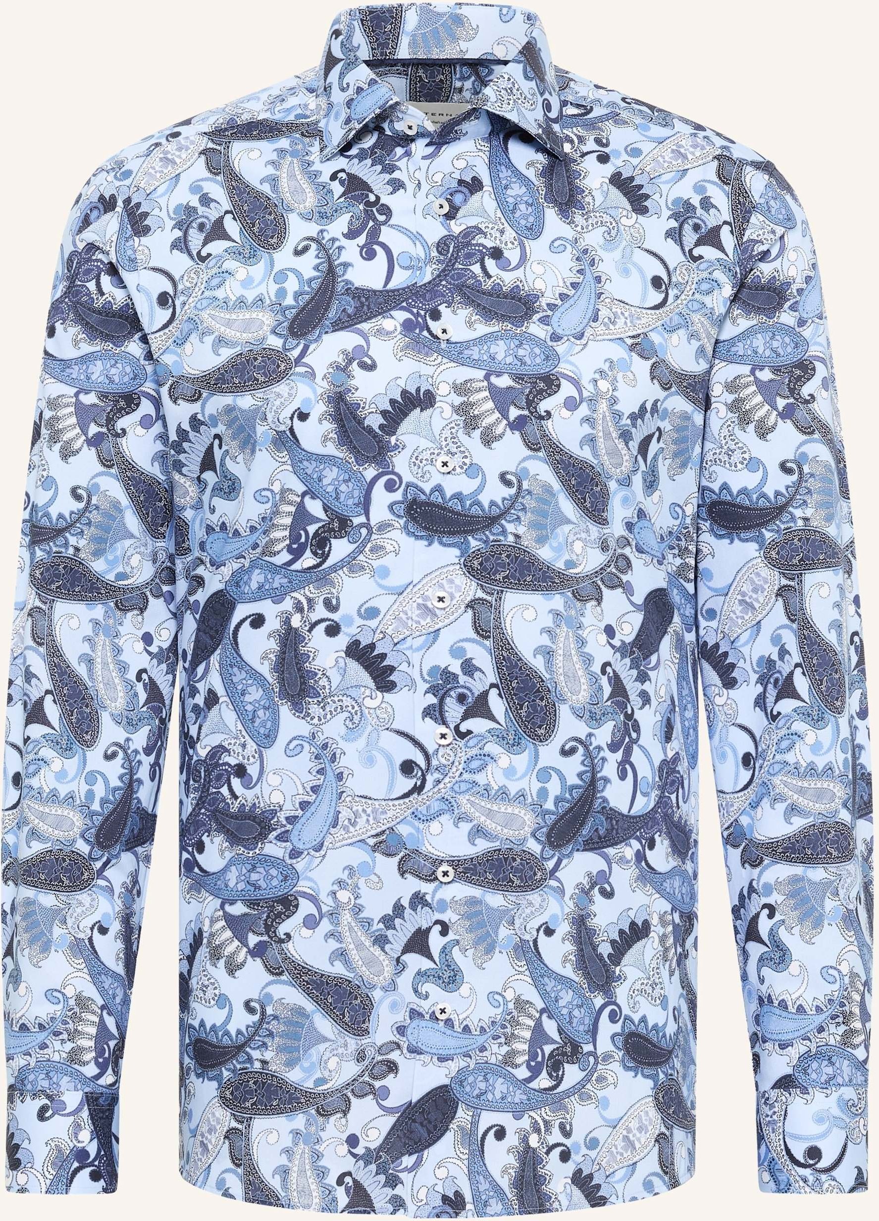 Eterna Hemd Slim Fit blau