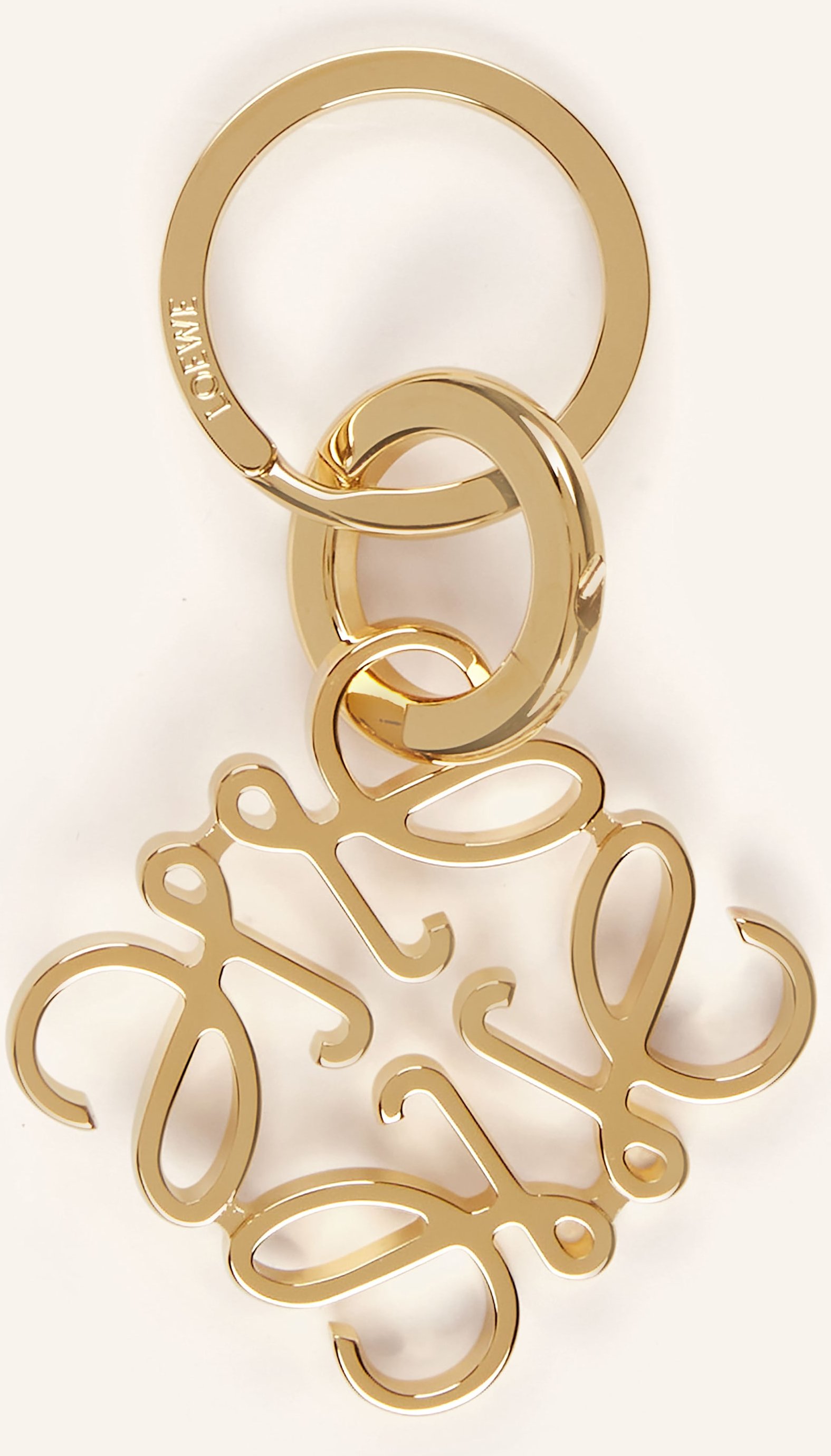 Loewe Schlüsselanhänger Anagram gold