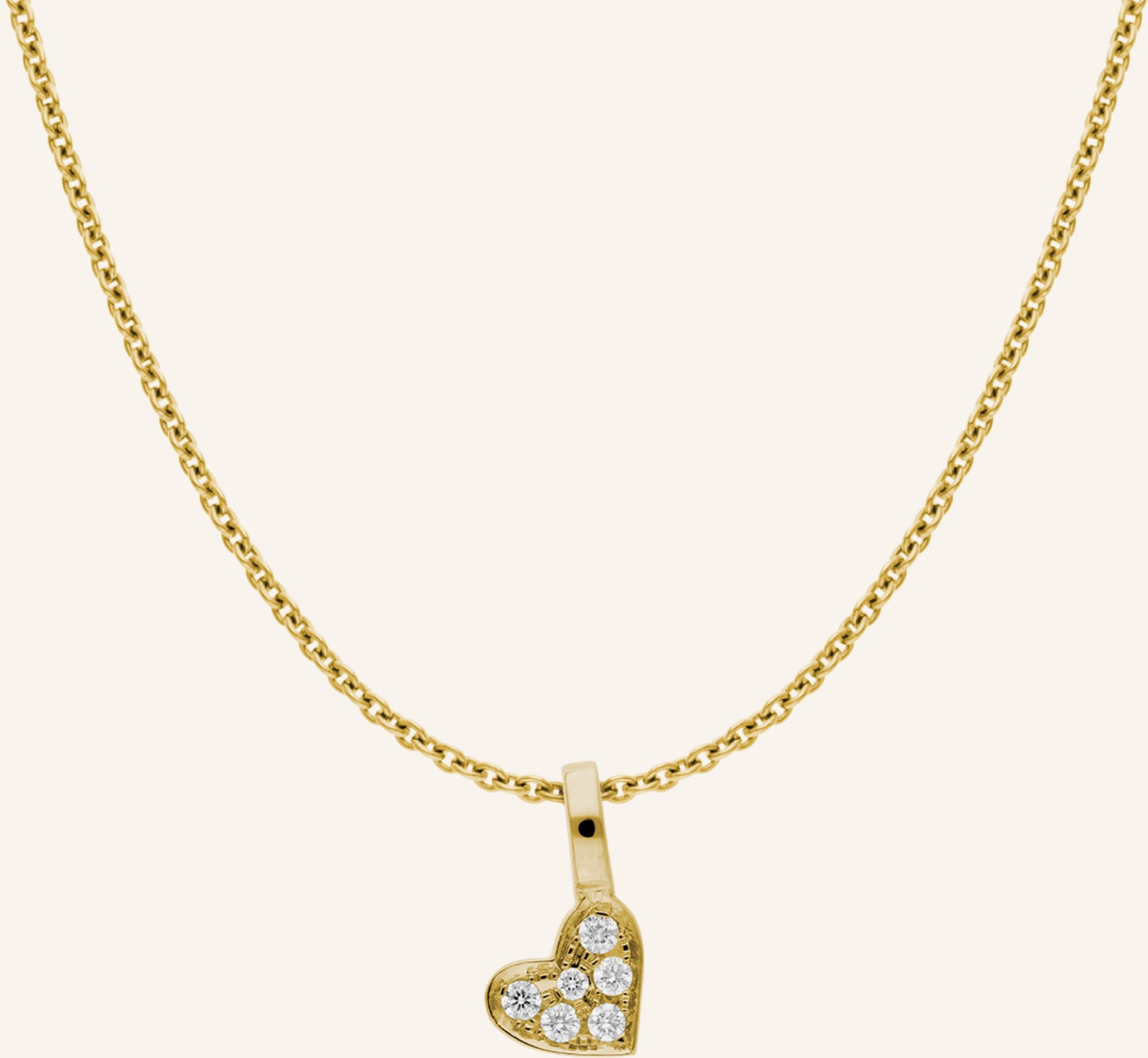 Cada Kette Tiny Heart gold