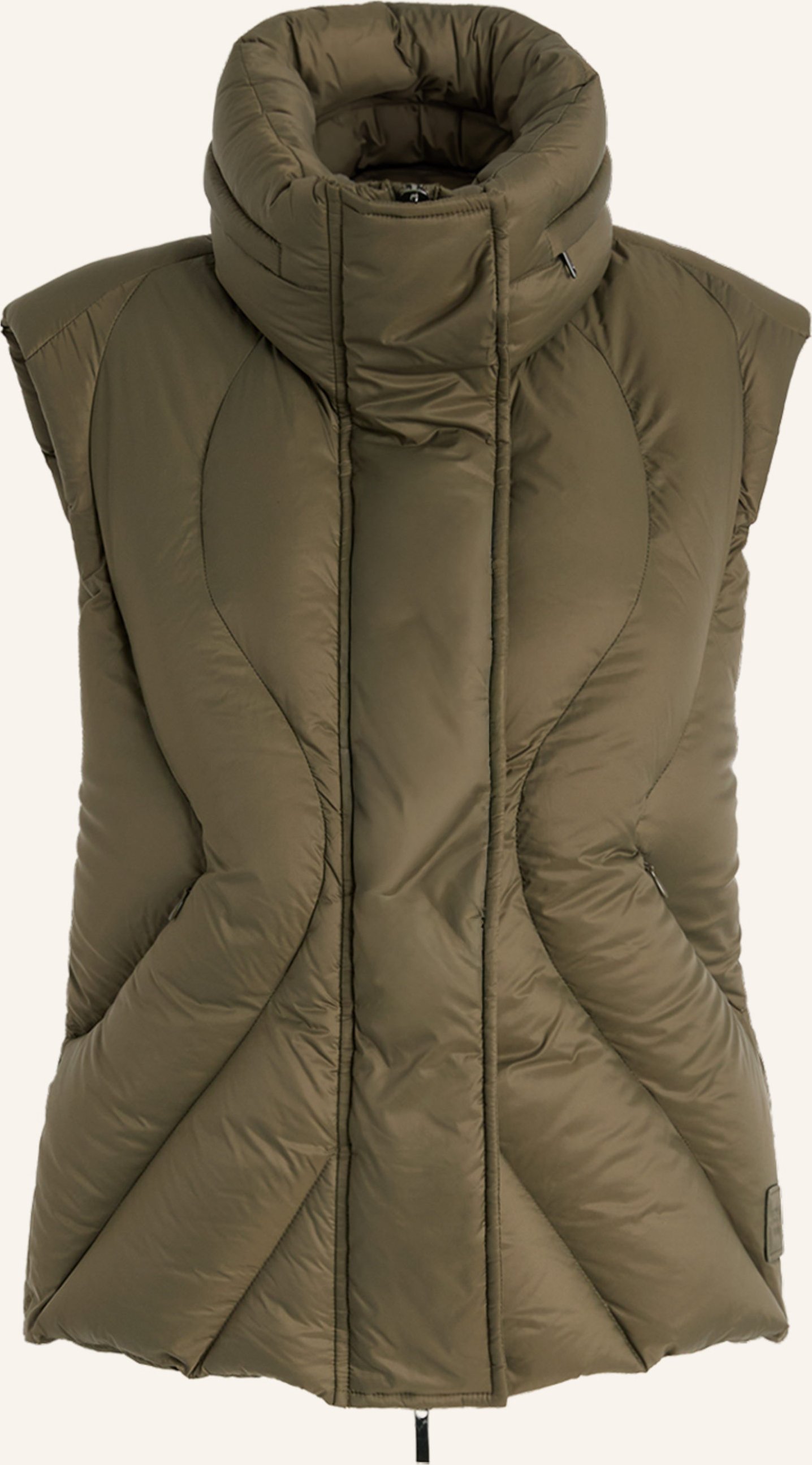 High Daunenweste Spiffy gruen