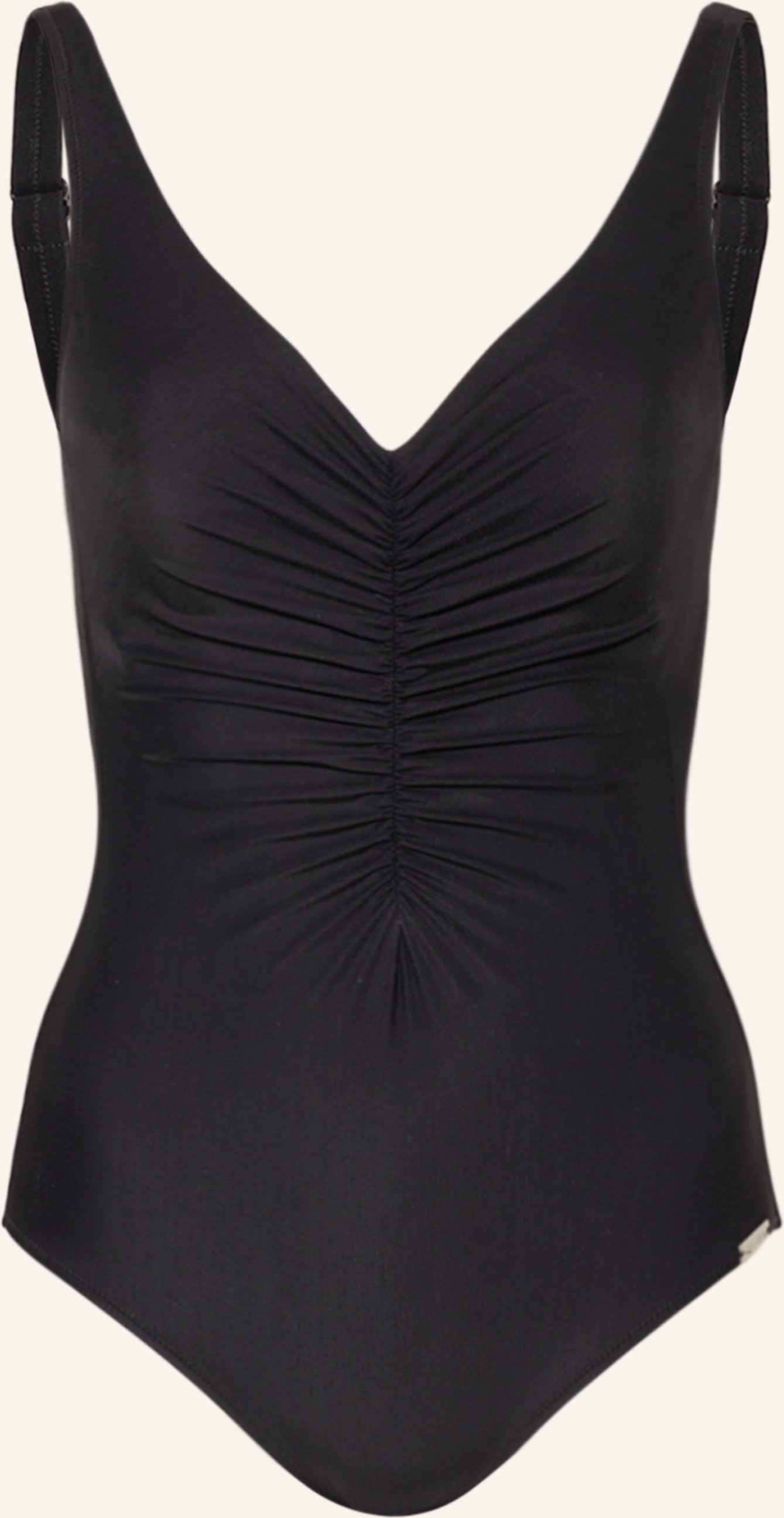 Charmline Shape-Badeanzug Uni schwarz