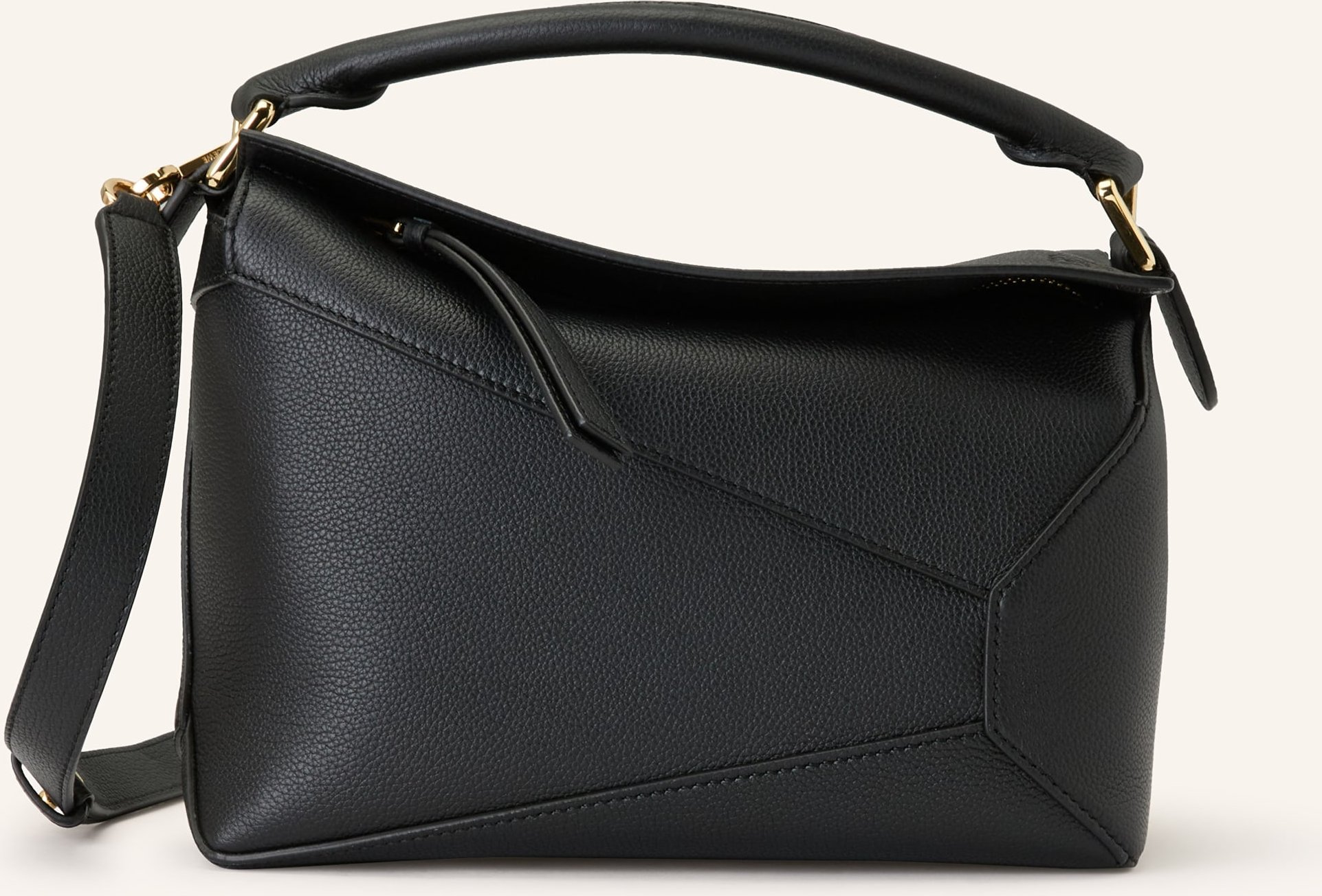 Loewe Handtasche Puzzle Edge Small schwarz