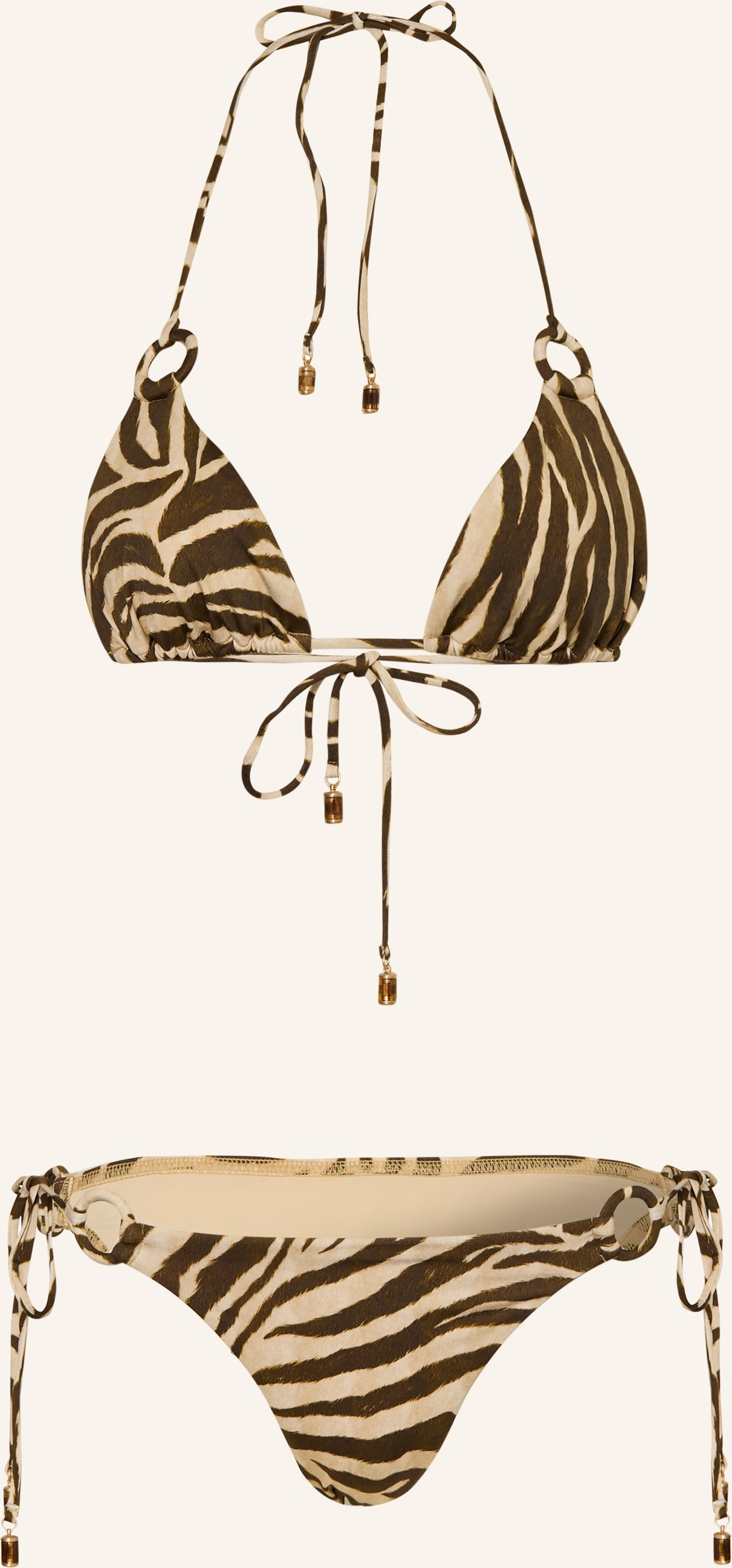 Zimmermann Triangel-Bikini Wanderlust braun