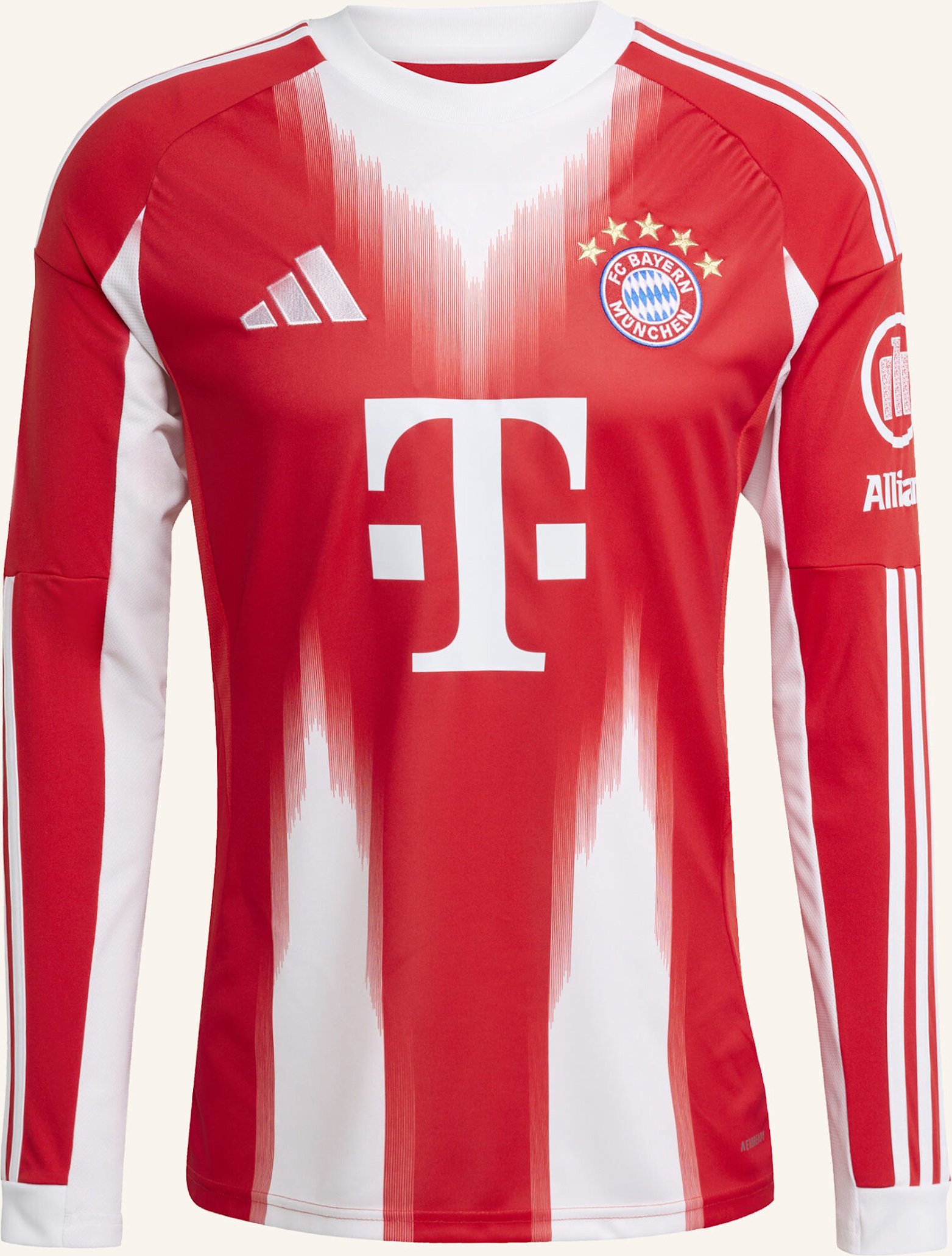 Thumbnail - Adidas Fc Bayern München 25/26 Long Sleeve Heimtrikot rot