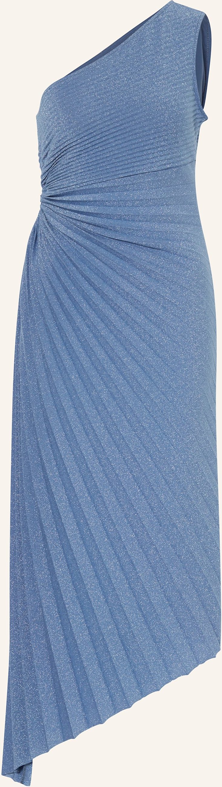 Thumbnail - V By Vera Mont Cocktailkleid Mit Glitzergarn Und Cut-Out blau