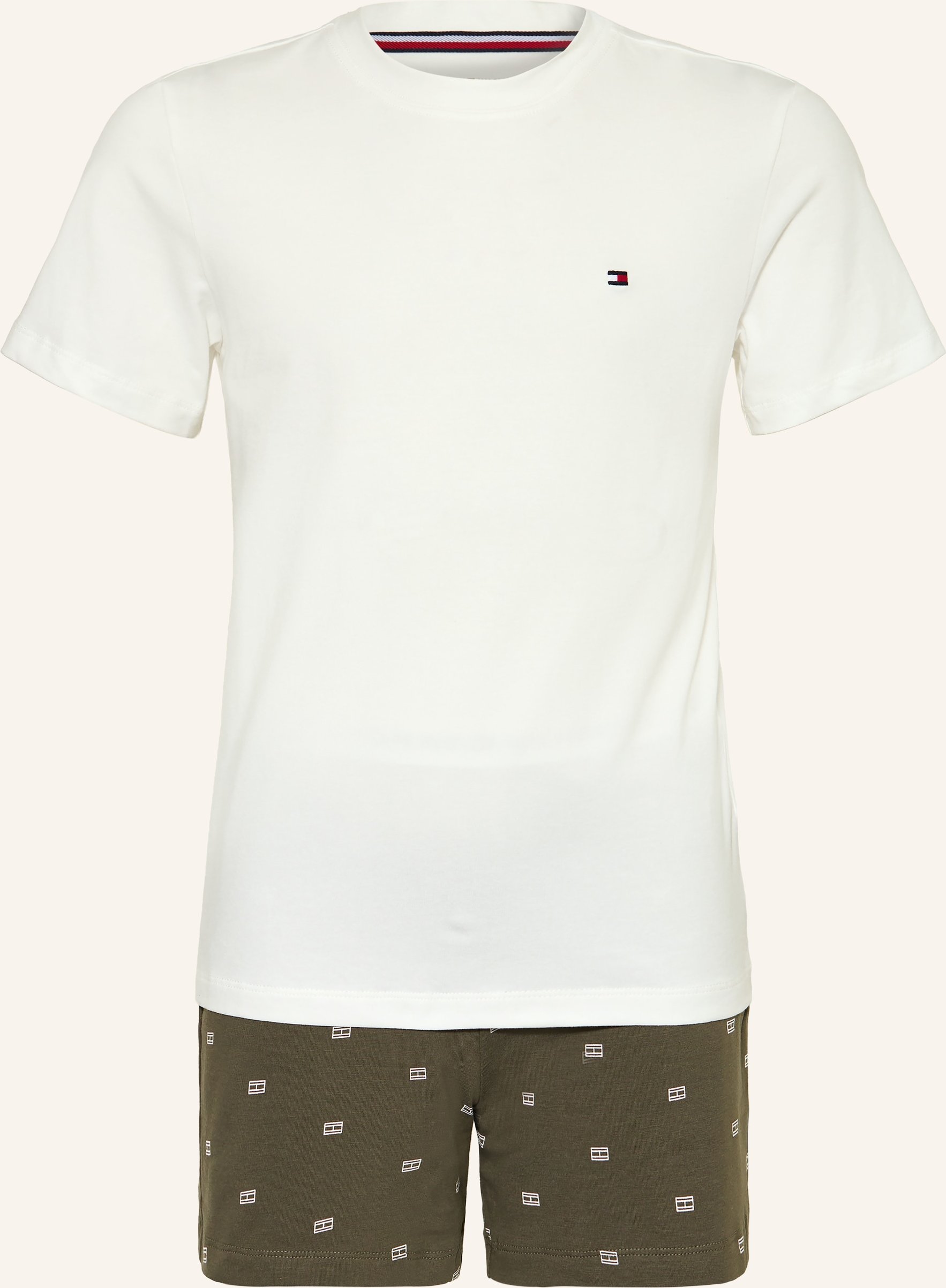 Tommy Hilfiger Shorty-Schlafanzug gruen