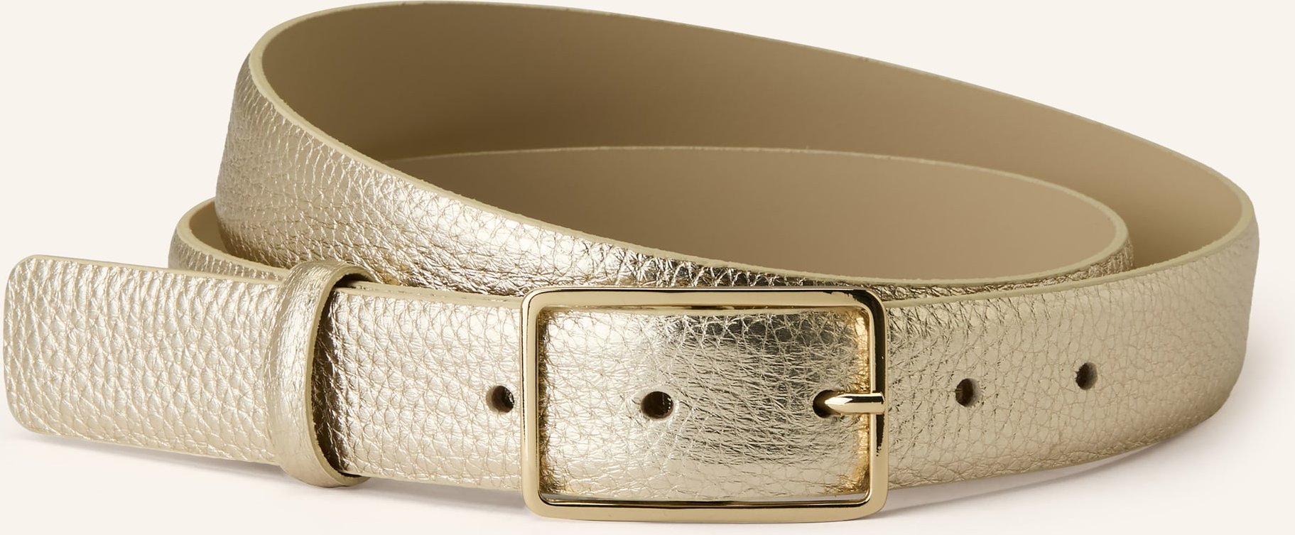 Abro Ledergürtel gold