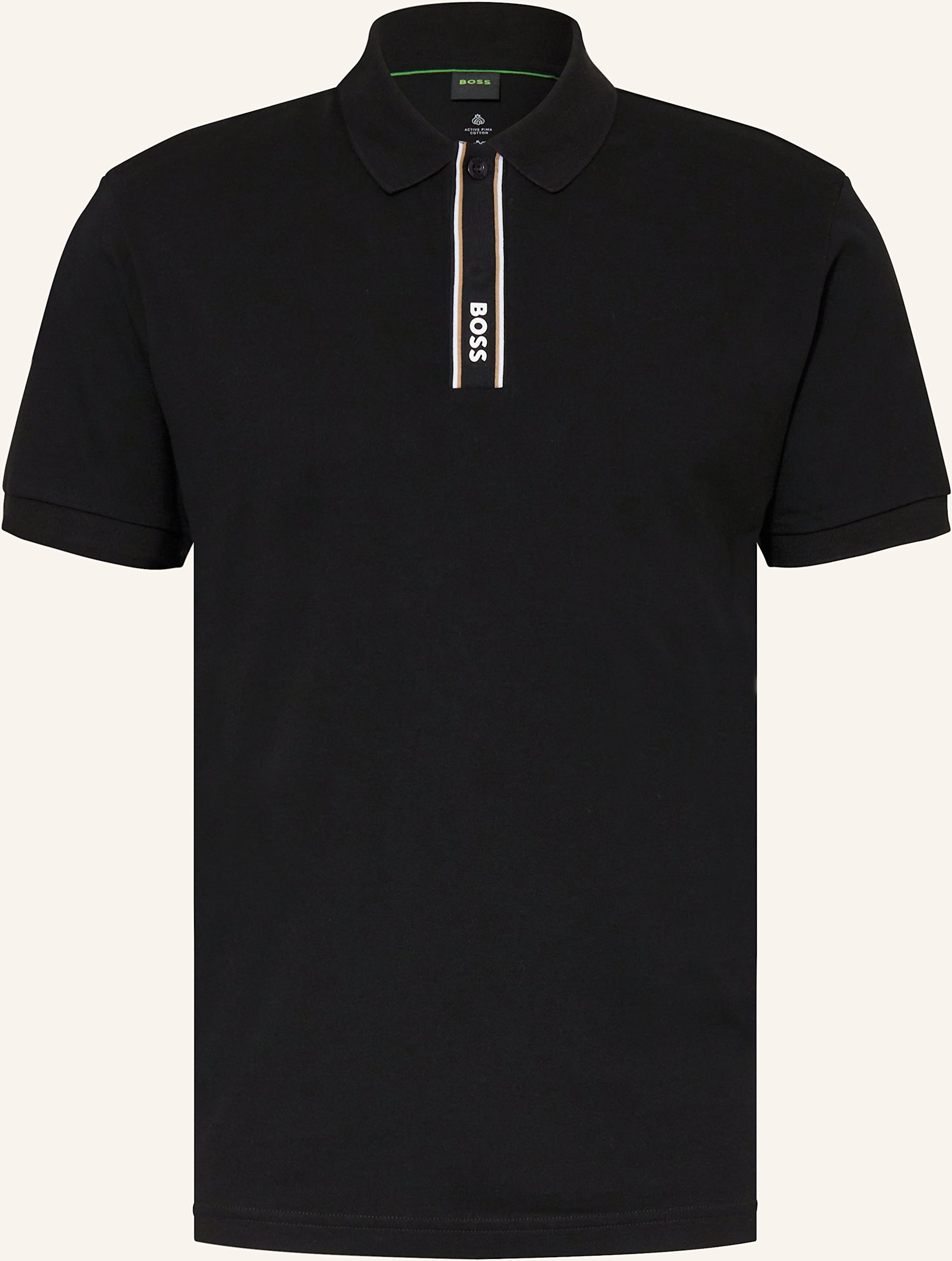 Boss Jersey-Poloshirt Paddy schwarz