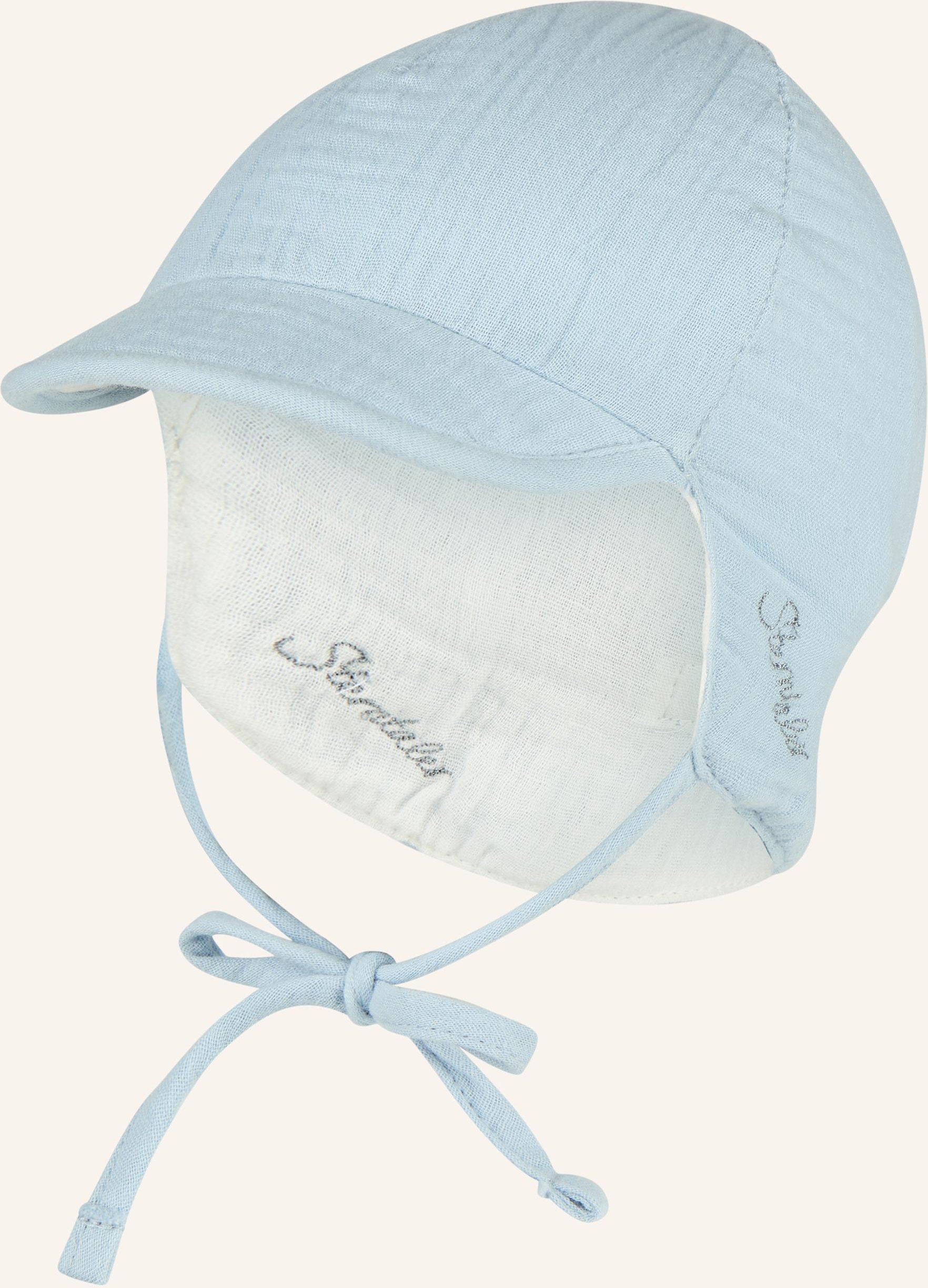 Sterntaler Schirmmütze Mit Nackenschutz Wende blau