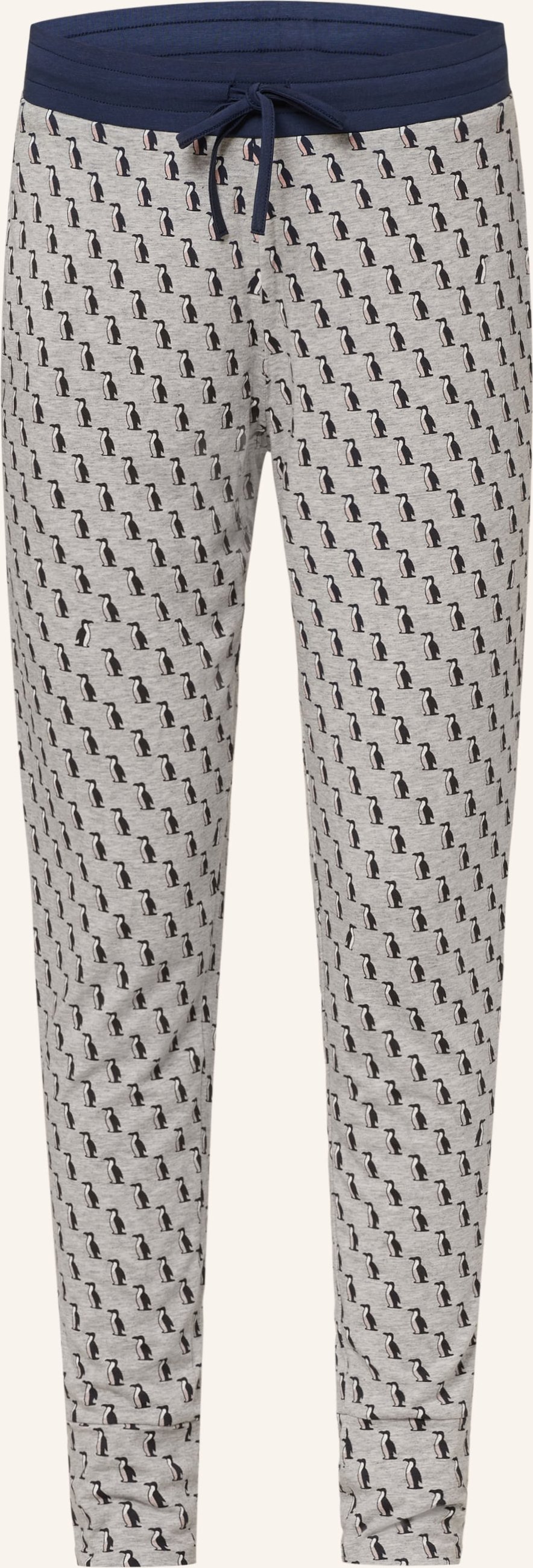 Mey Schlafhose Serie Penguin Flock grau