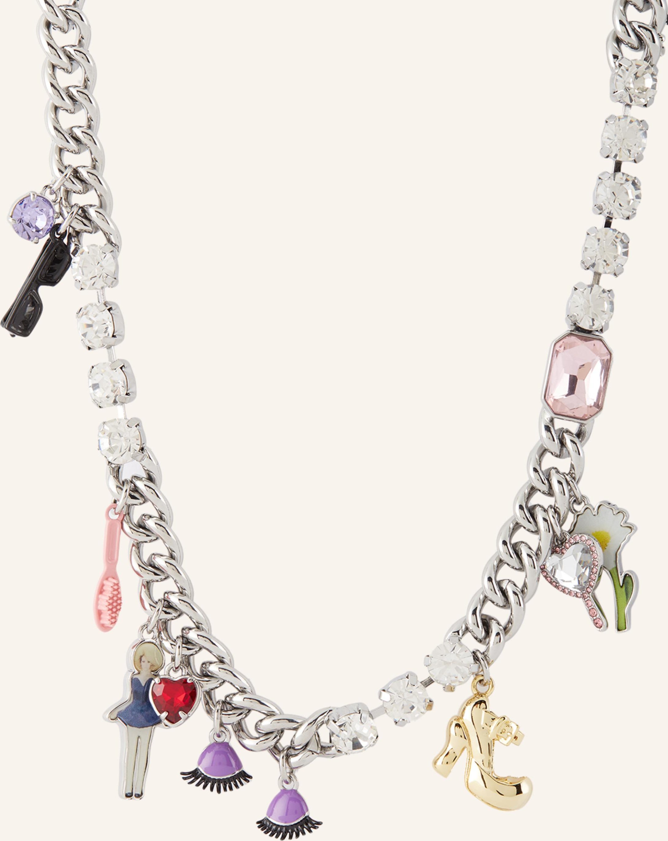 Thumbnail - Marc Jacobs Halskette The Dollhouse Charm Necklace silber