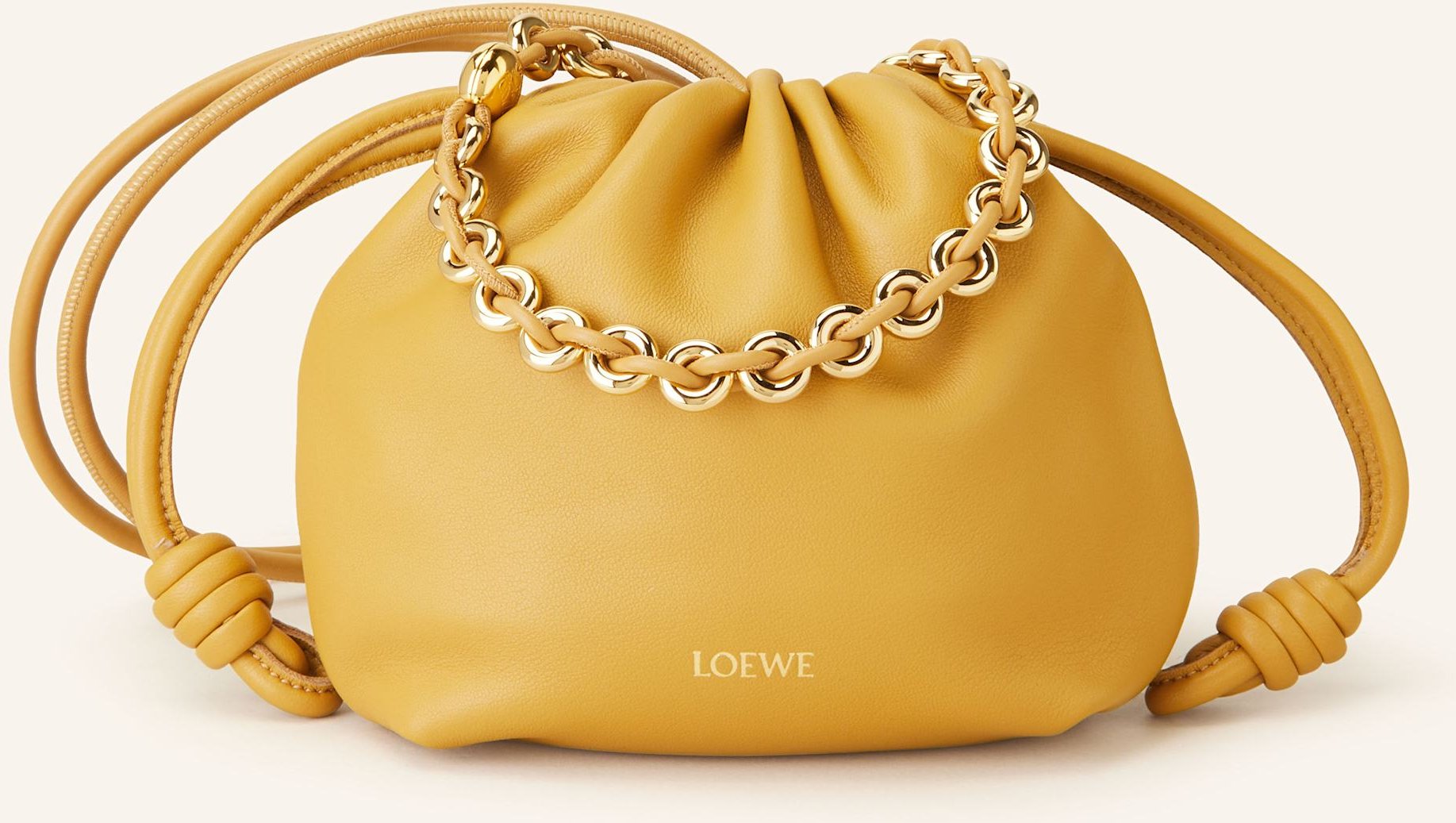 Loewe Schultertasche Flamenco braun