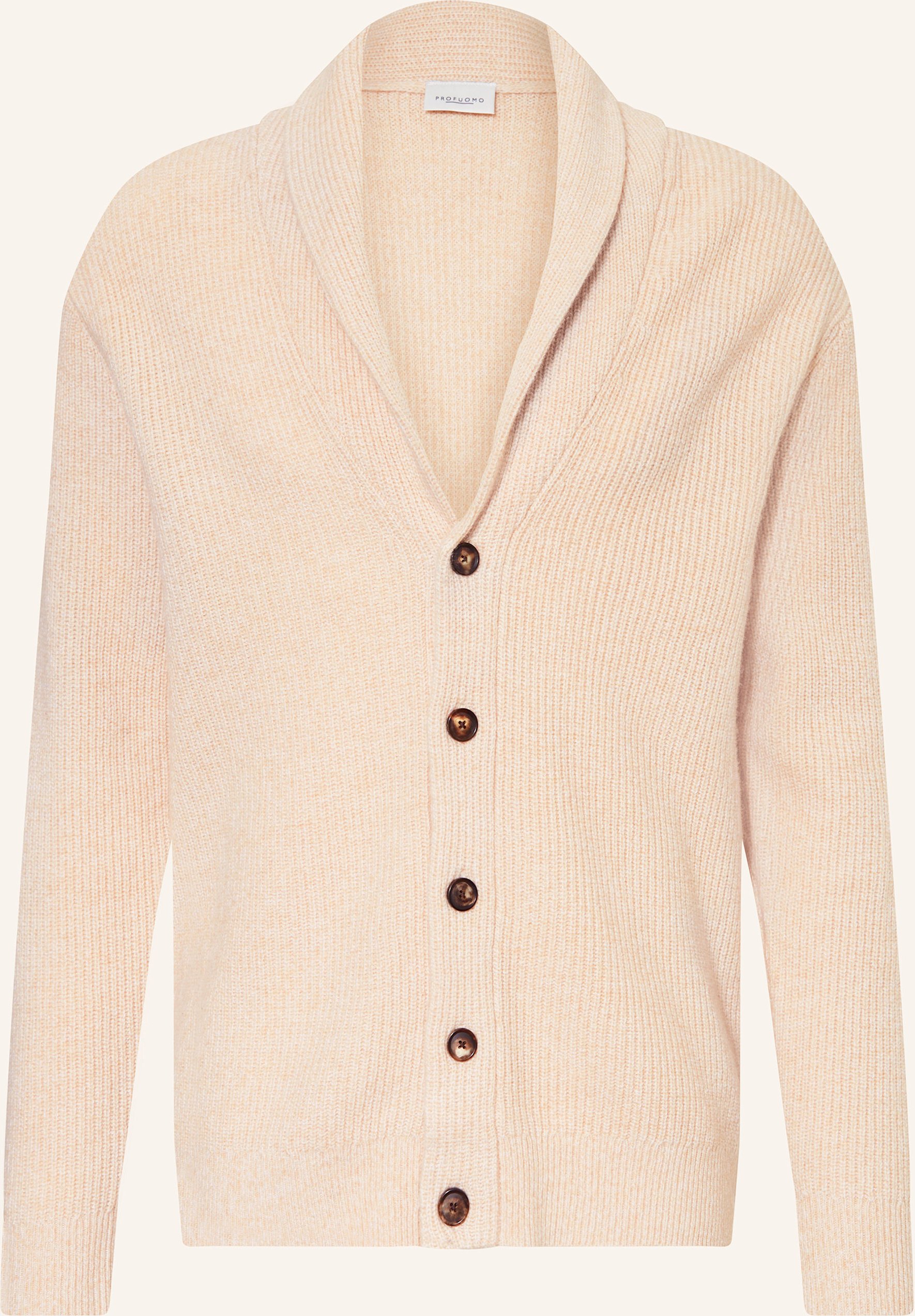 Profuomo Strickjacke beige