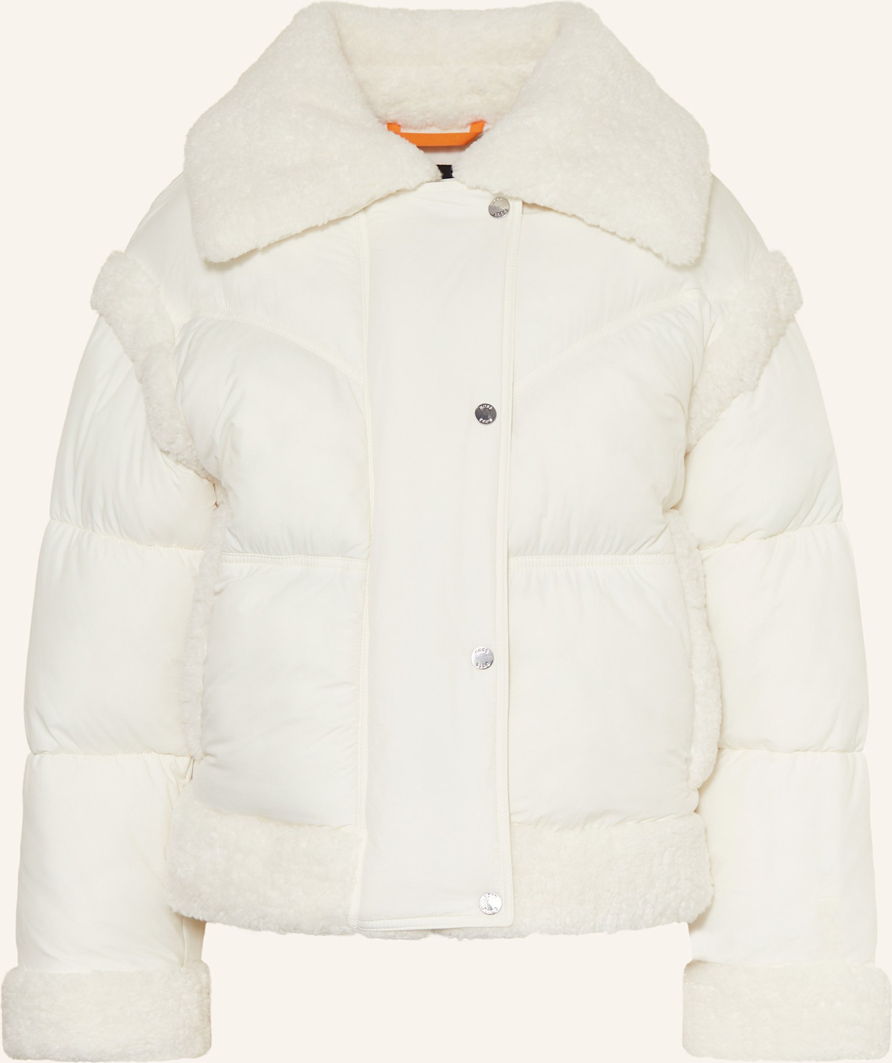 Thumbnail - Boss Steppjacke Pajuna Mit Teddyfell weiss