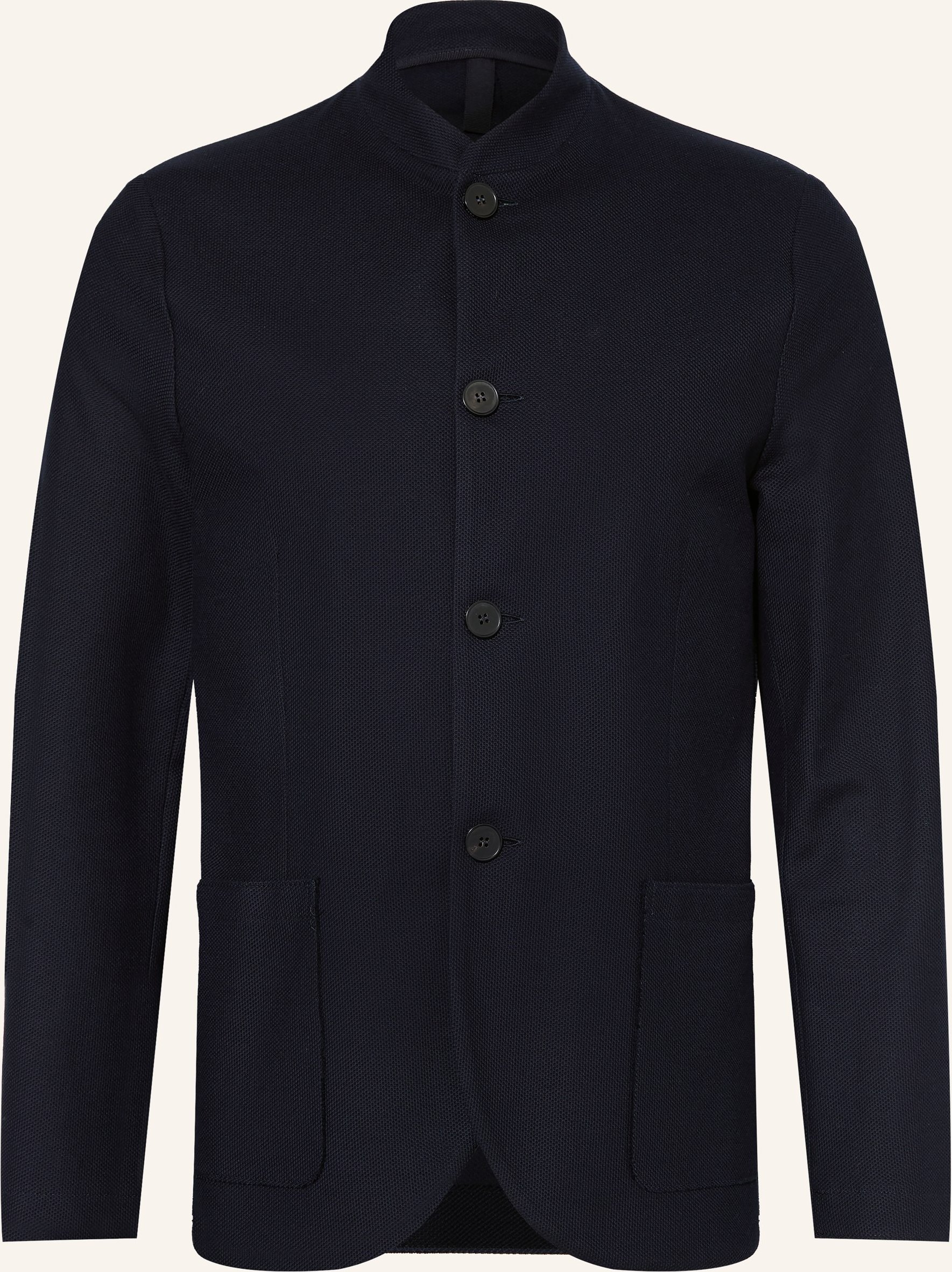 Harris Wharf London Piqué-Sakko Regular Fit blau