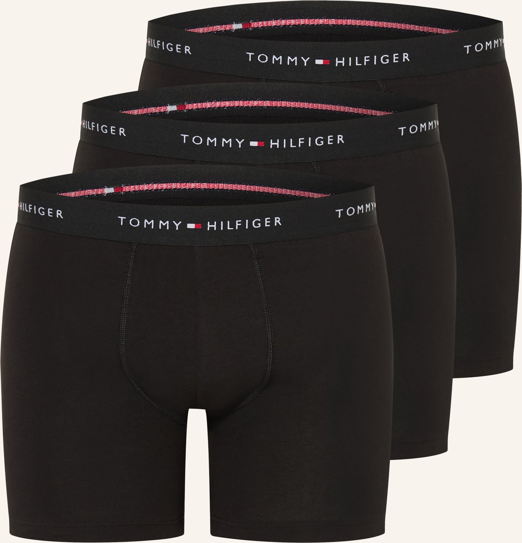 Tommy Hilfiger 3er-Pack Boxershorts schwarz