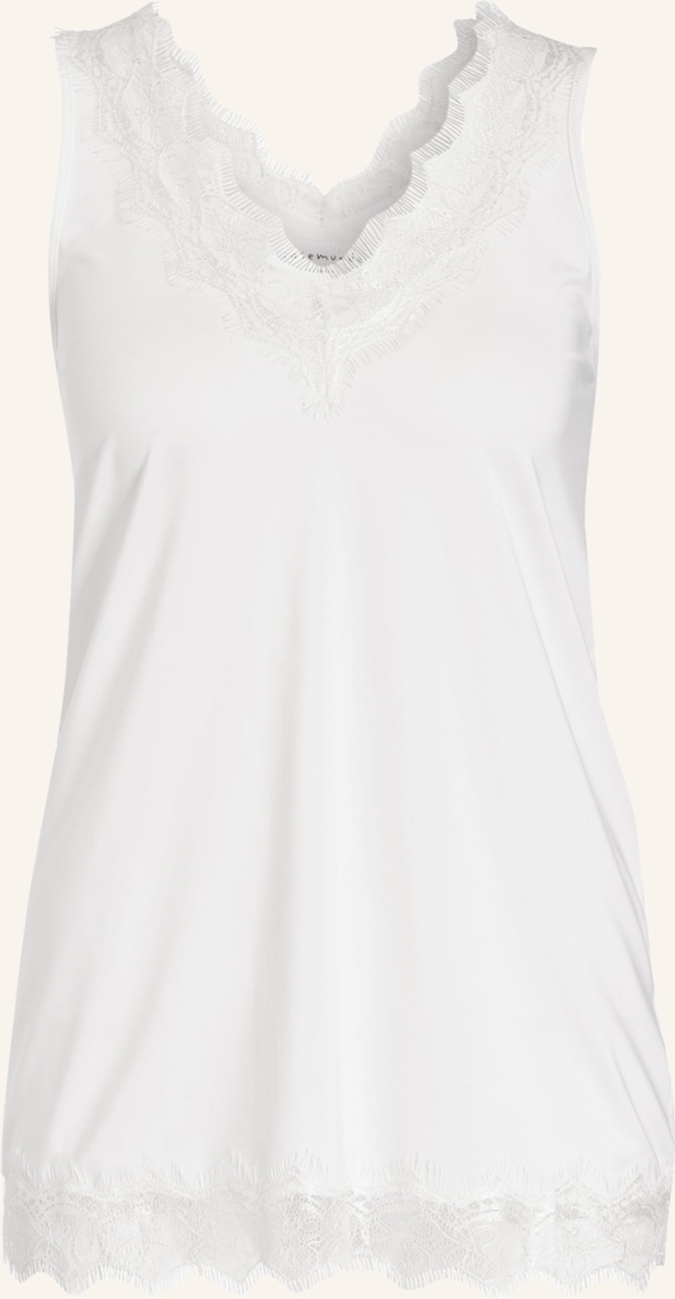 Thumbnail - Rosemunde Top Billie Mit Spitze weiss