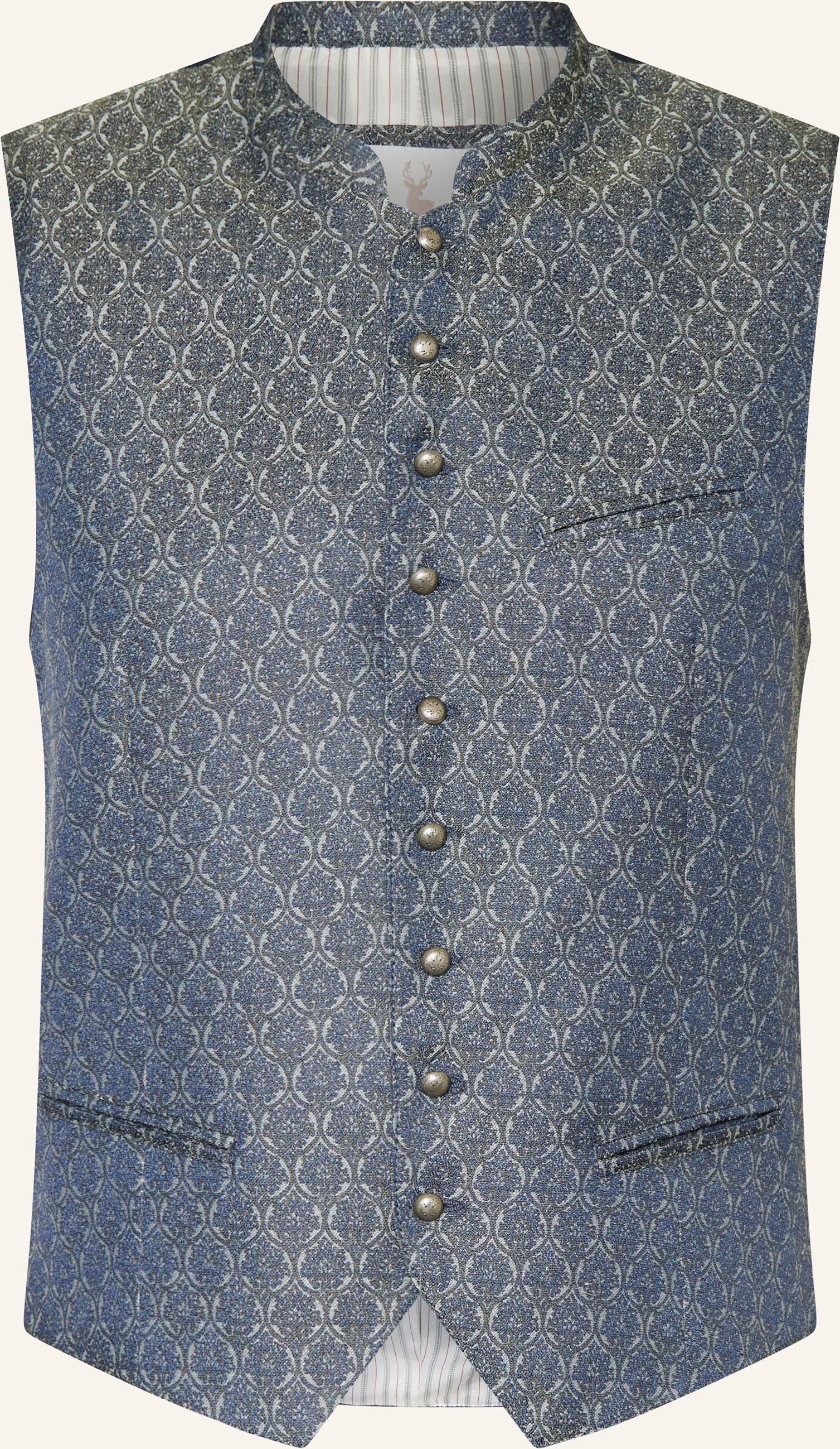 Thumbnail - Johann & Johanna Trachtenweste Slim Fit blau