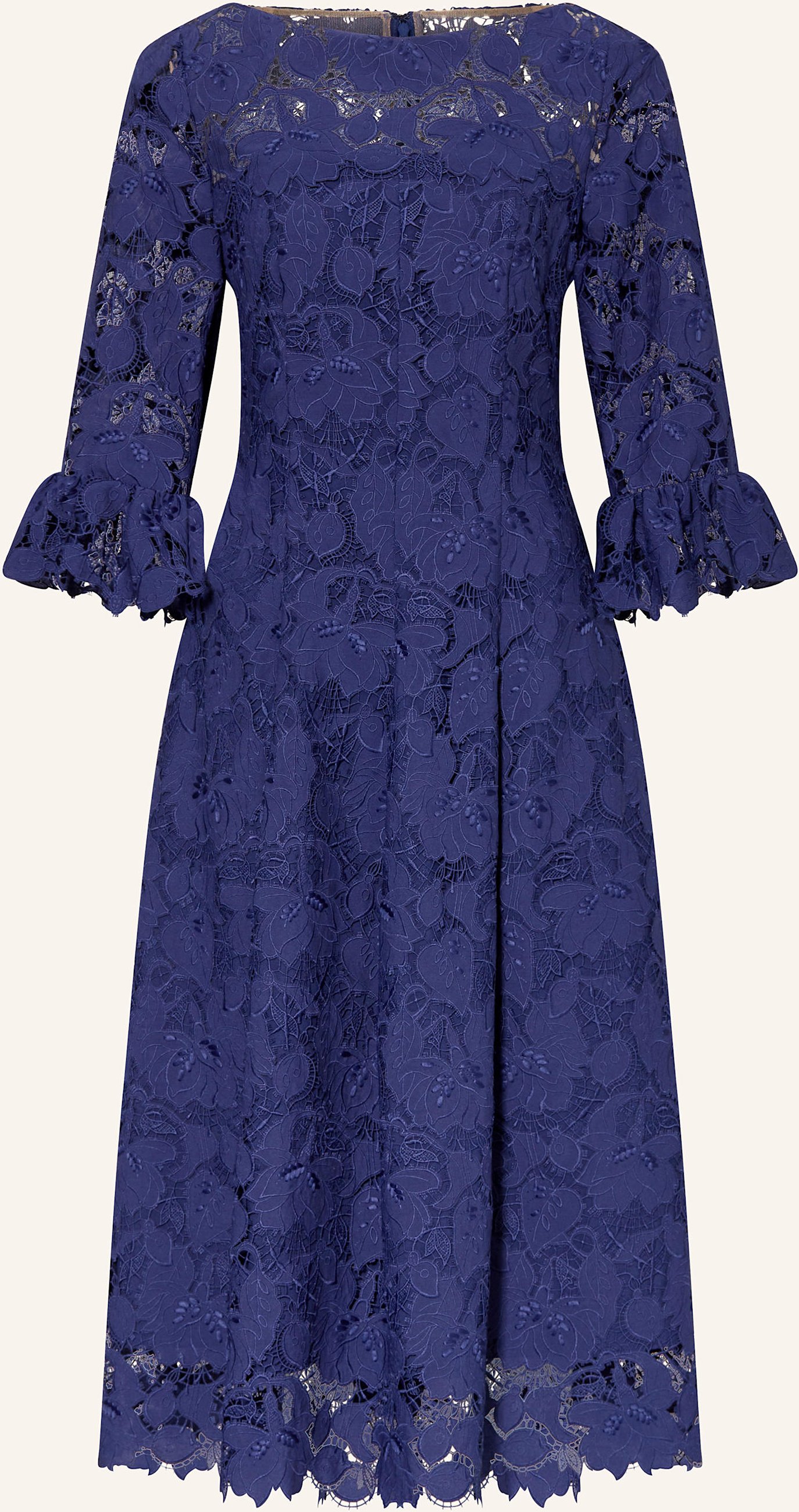 Thumbnail - Talbot Runhof Kleid Mit Lochspitze lila