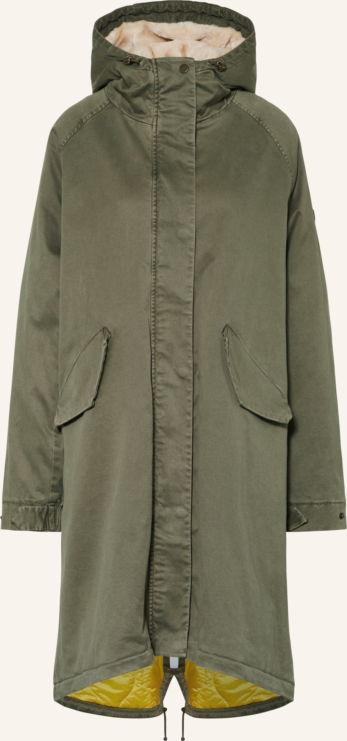 Blonde No.8 Parka Mit Kunstfell gruen