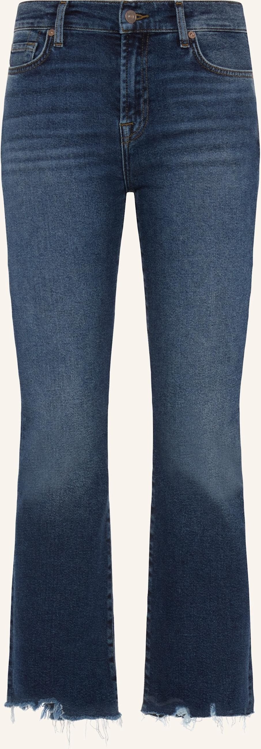 Thumbnail - 7 For All Mankind Jeans Daisy Ankle Boot Bootcut Fit blau