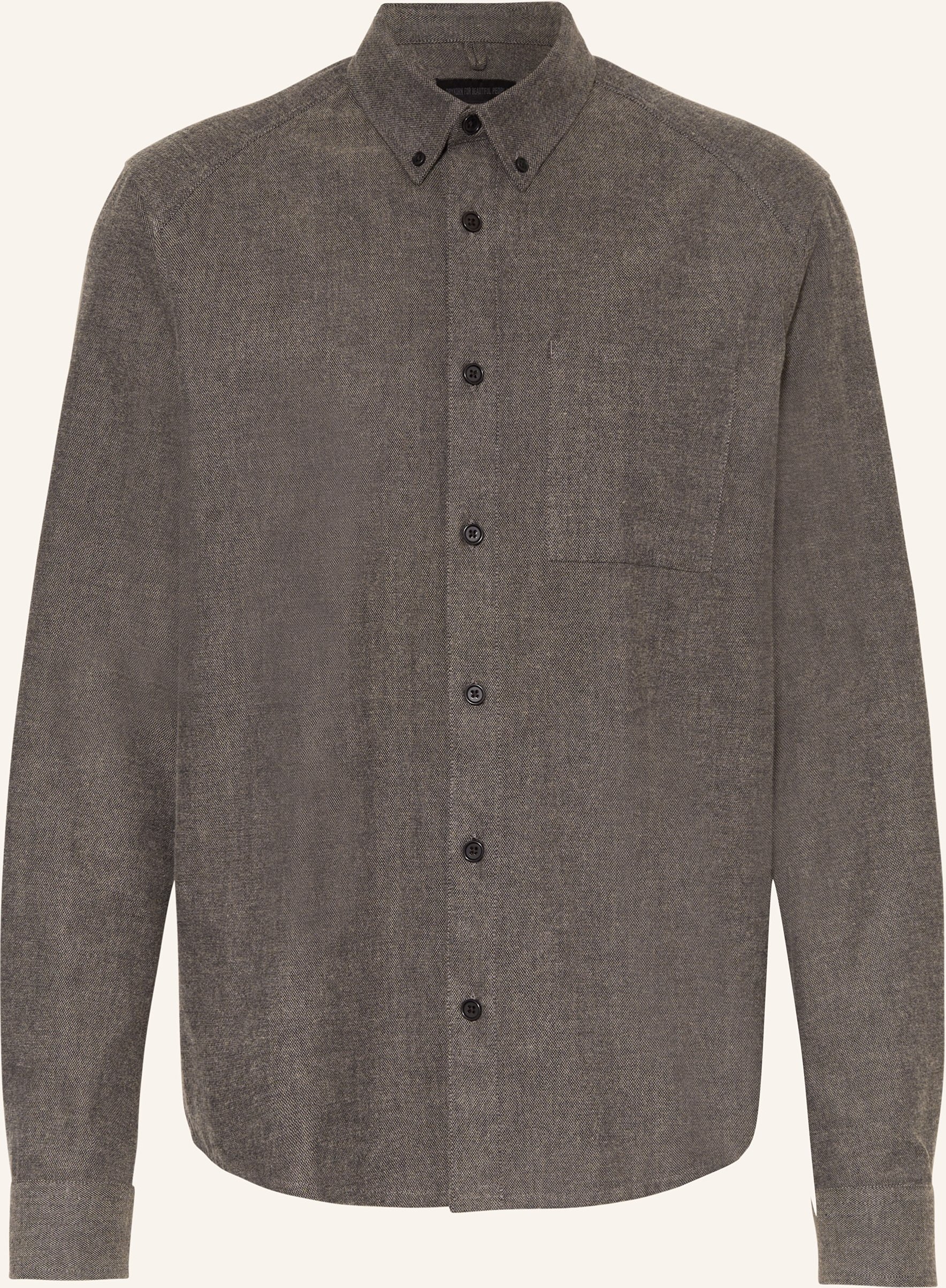 Drykorn Oxfordhemd Liet Comfort Fit braun