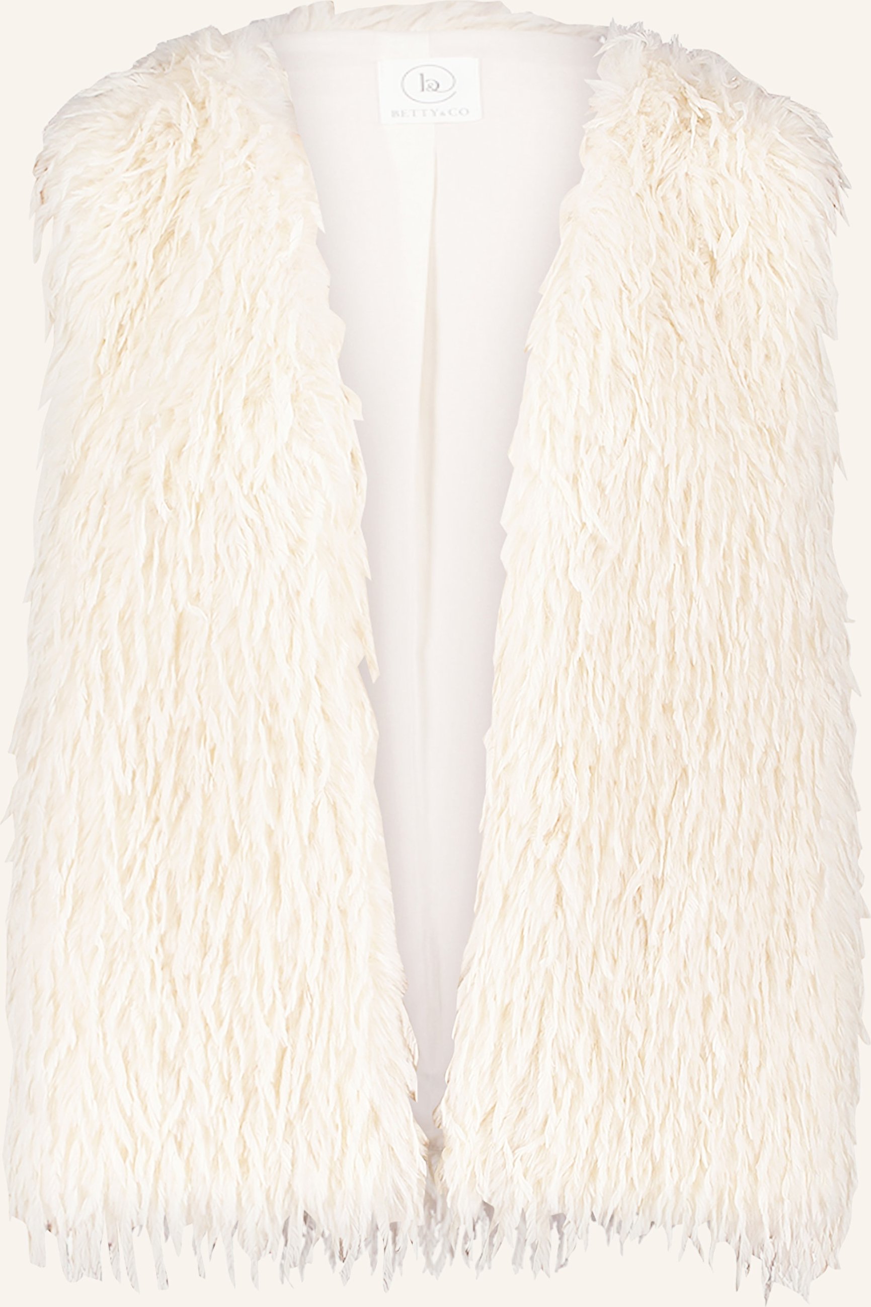 Thumbnail - Betty&Co Kunstfell-Weste weiss