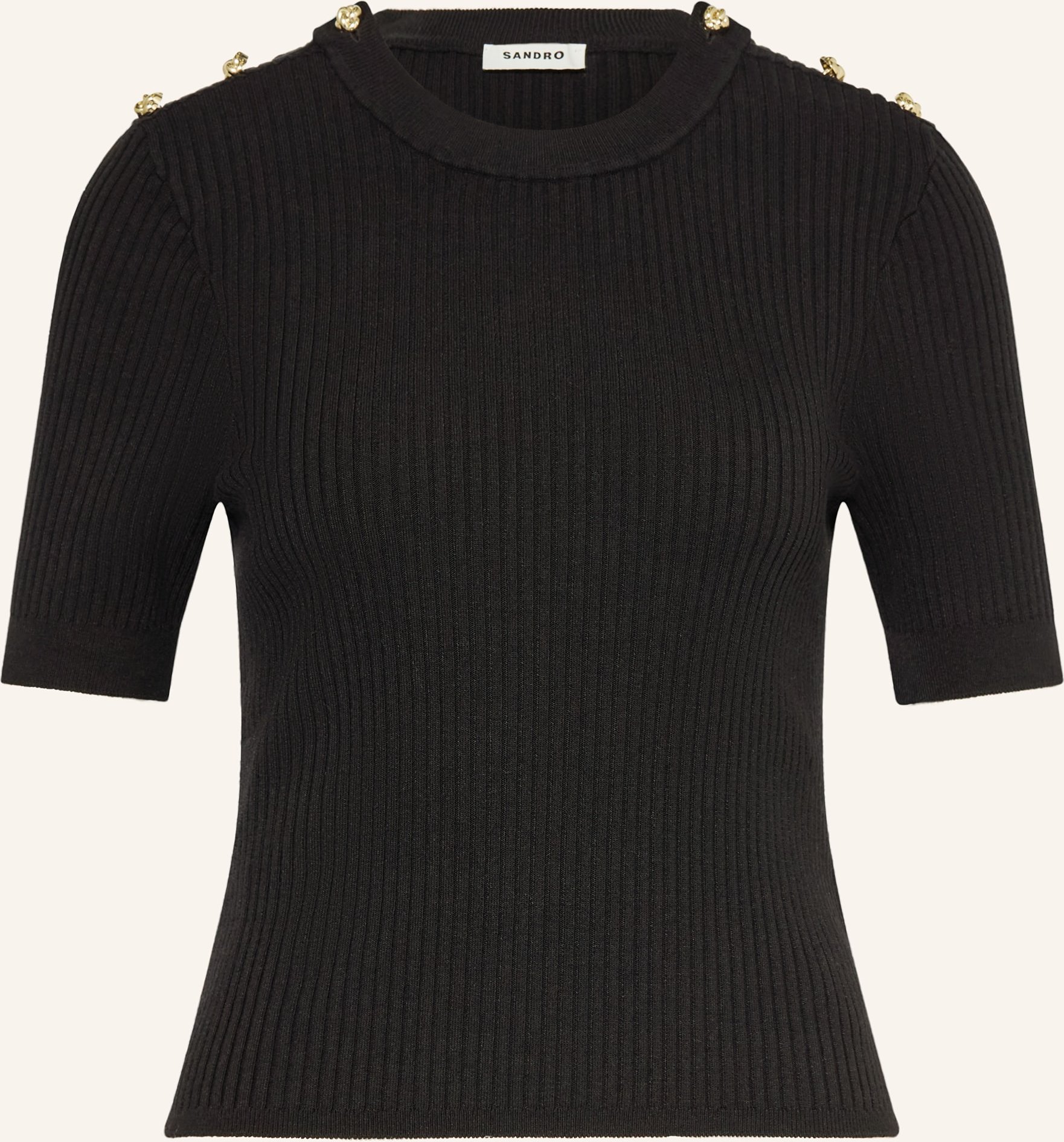 Sandro Strickshirt schwarz