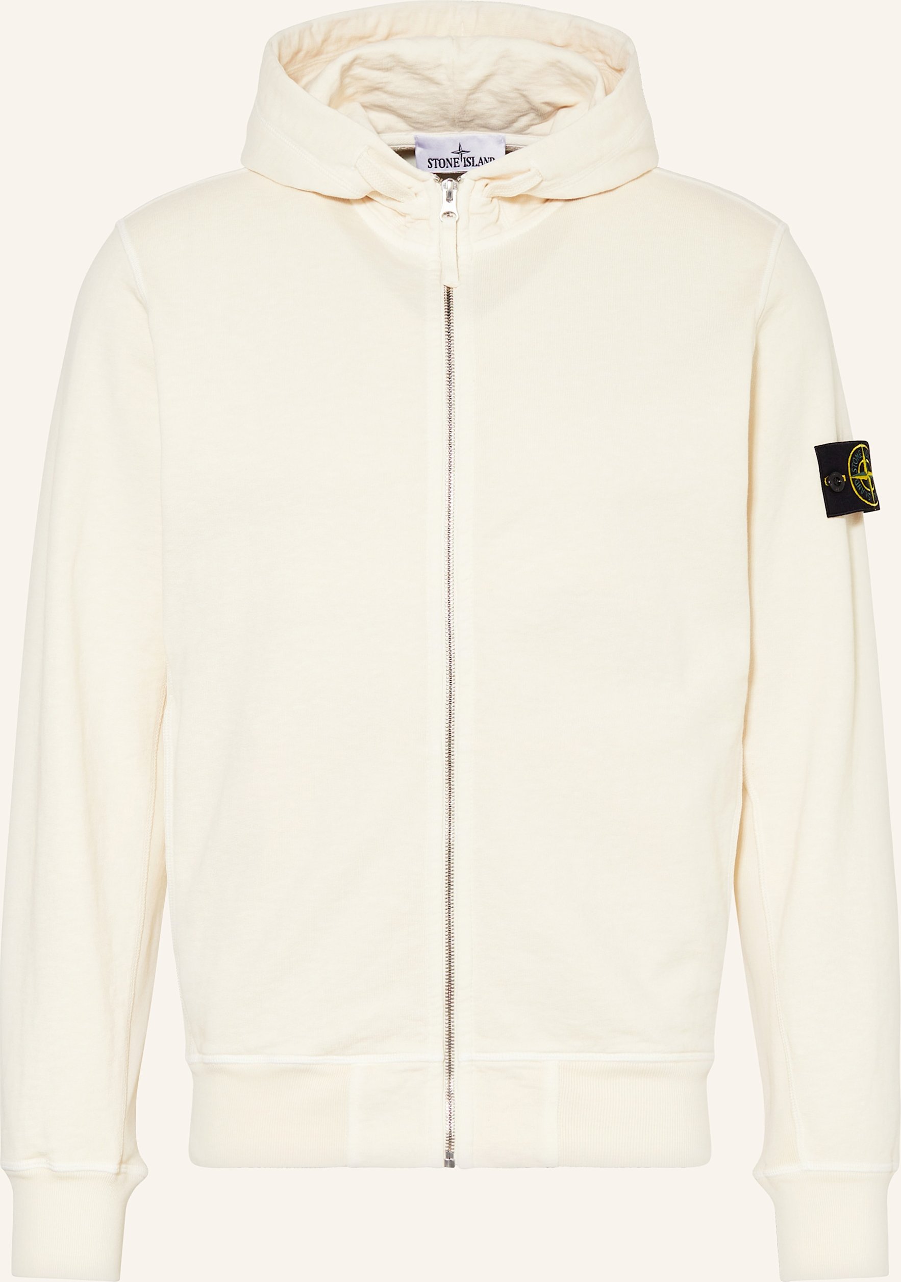 Stone Island Sweatjacke weiss