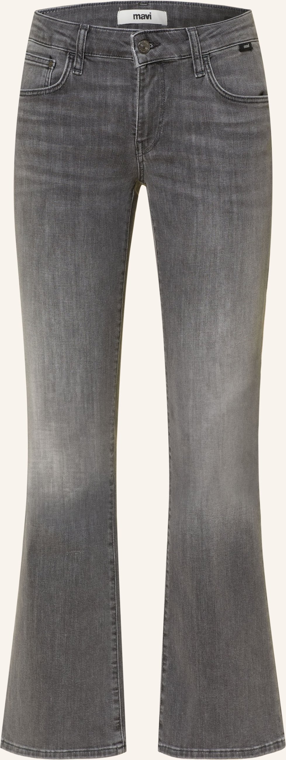 Mavi Bootcut Jeans Bella grau