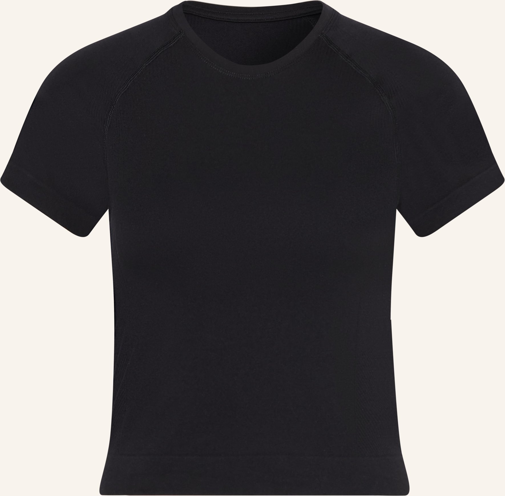 Sweaty Betty Laufshirt Athlete Crop schwarz