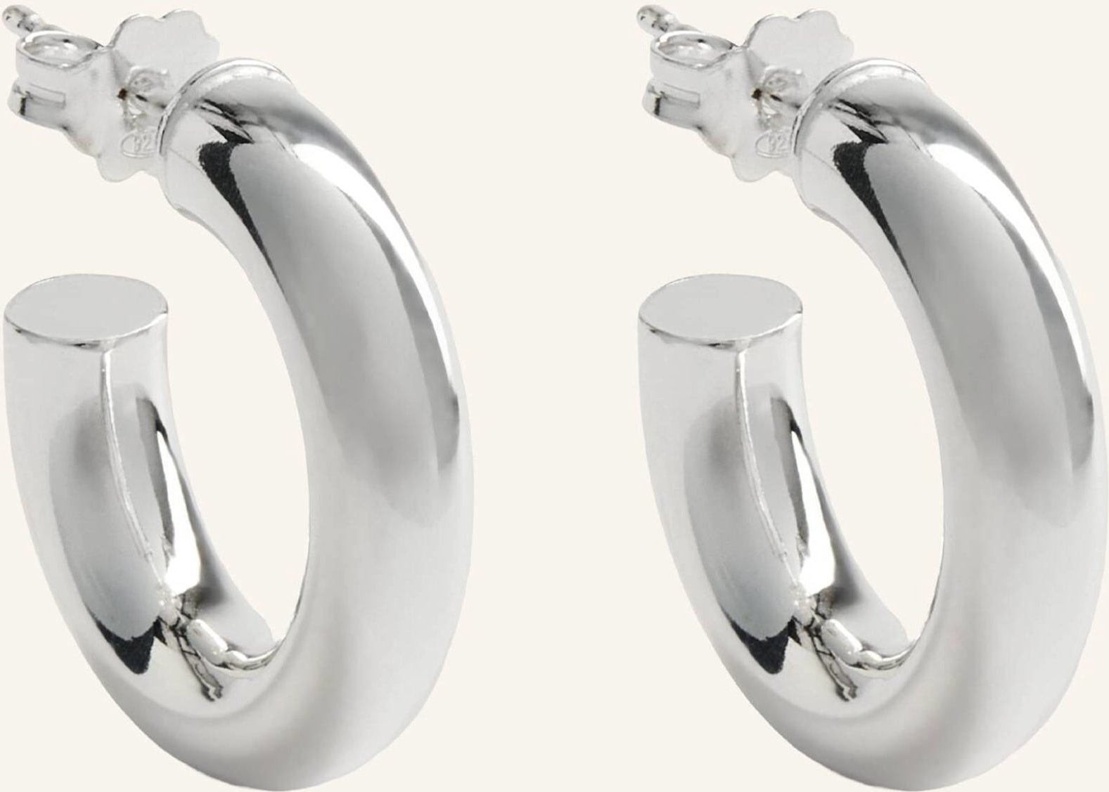 Pompidou Ohrringe Ophelia Small By Glambou silber