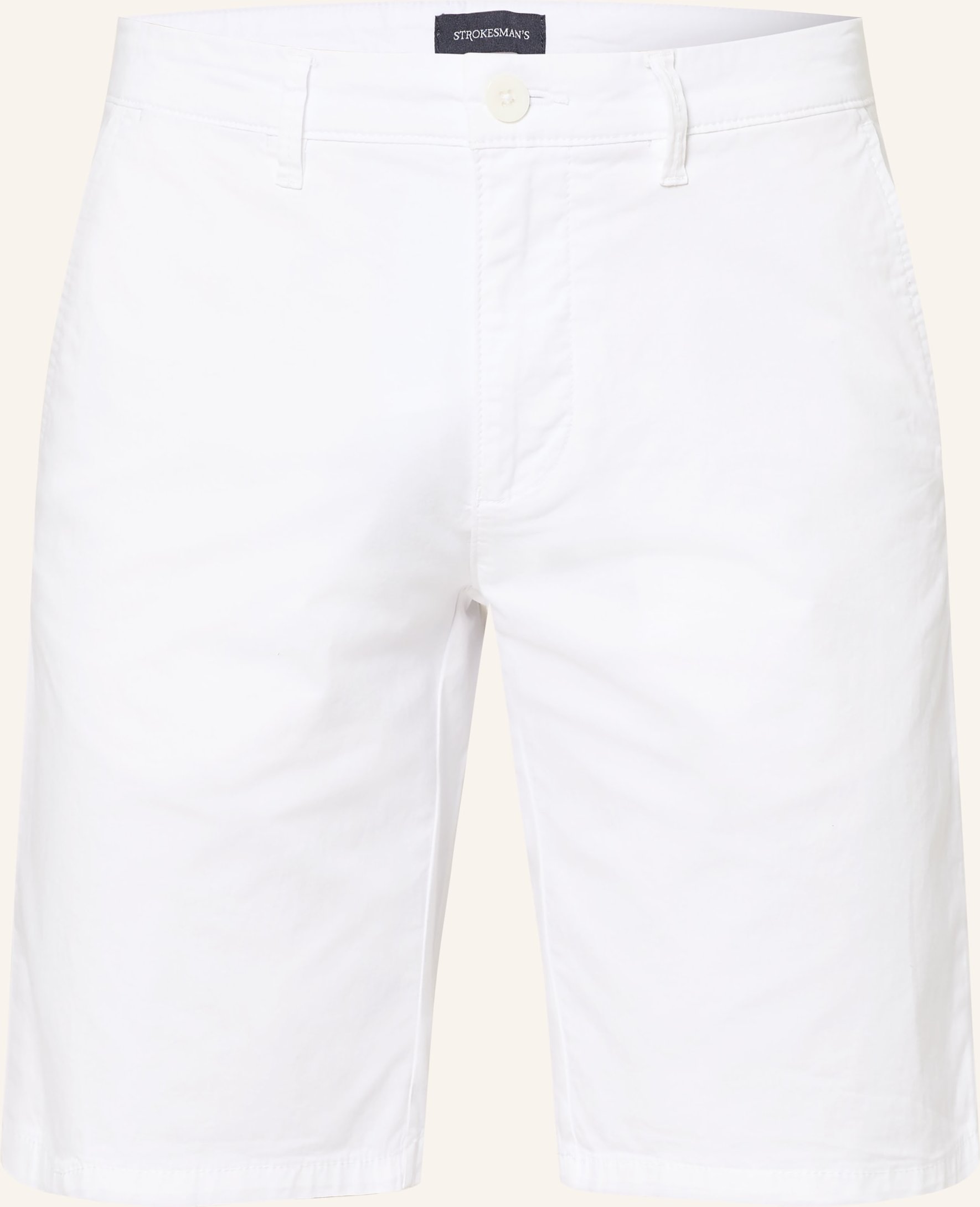Strokesman's Chinoshorts Regular Fit weiss