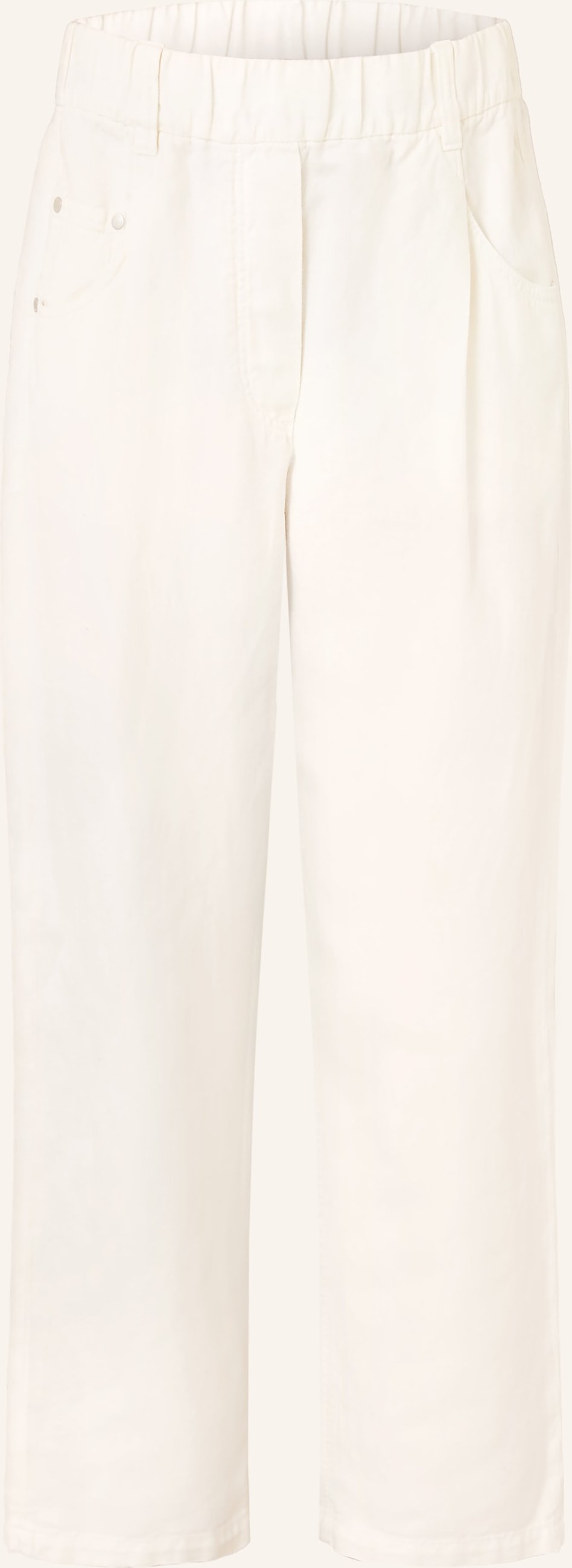 Brunello Cucinelli Mom Jeans weiss
